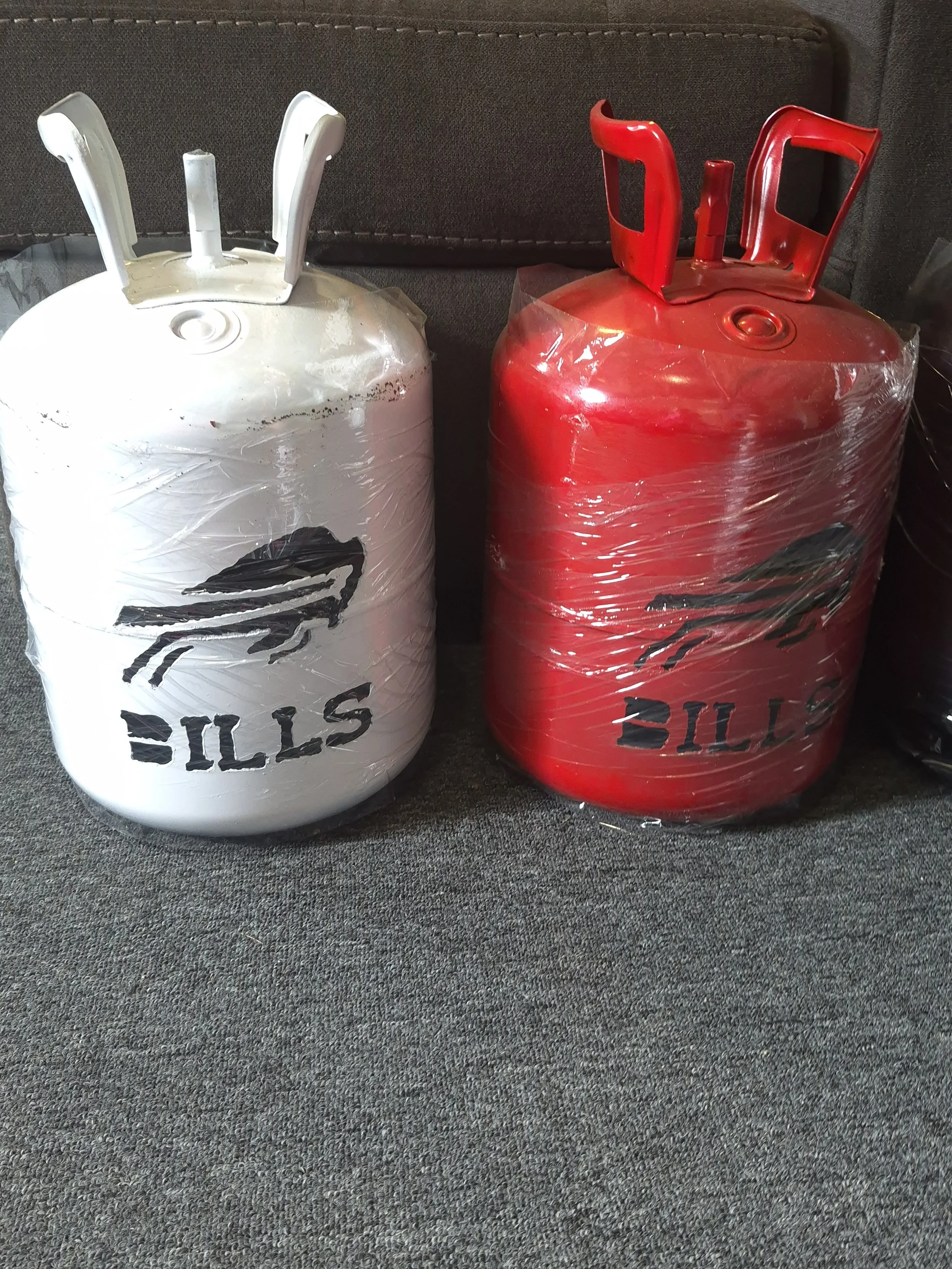 Custom sports inspired scrap o' lantern  decor for die-hard Mafia fans. Perfect for game room or out door decor.

| Price: $100 |
Quantity In Stock: 1 Red 1 White