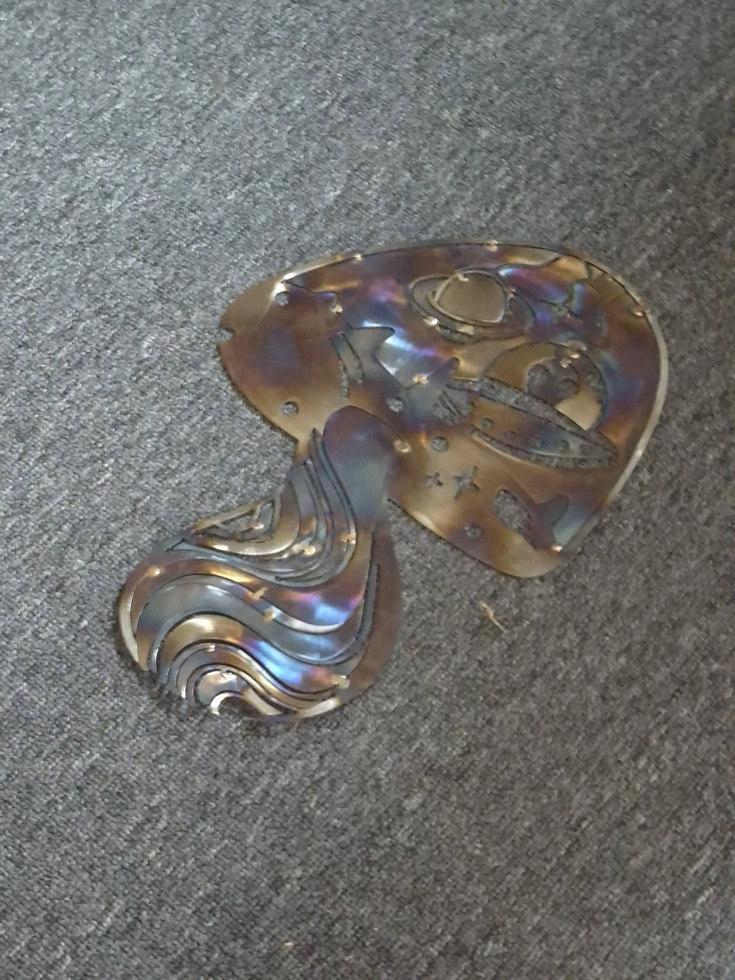 This mushroom cut out is great for anyone looking to add a unique piece of mushroom art to their collection.

Price: $25
Quantity in stock: 1