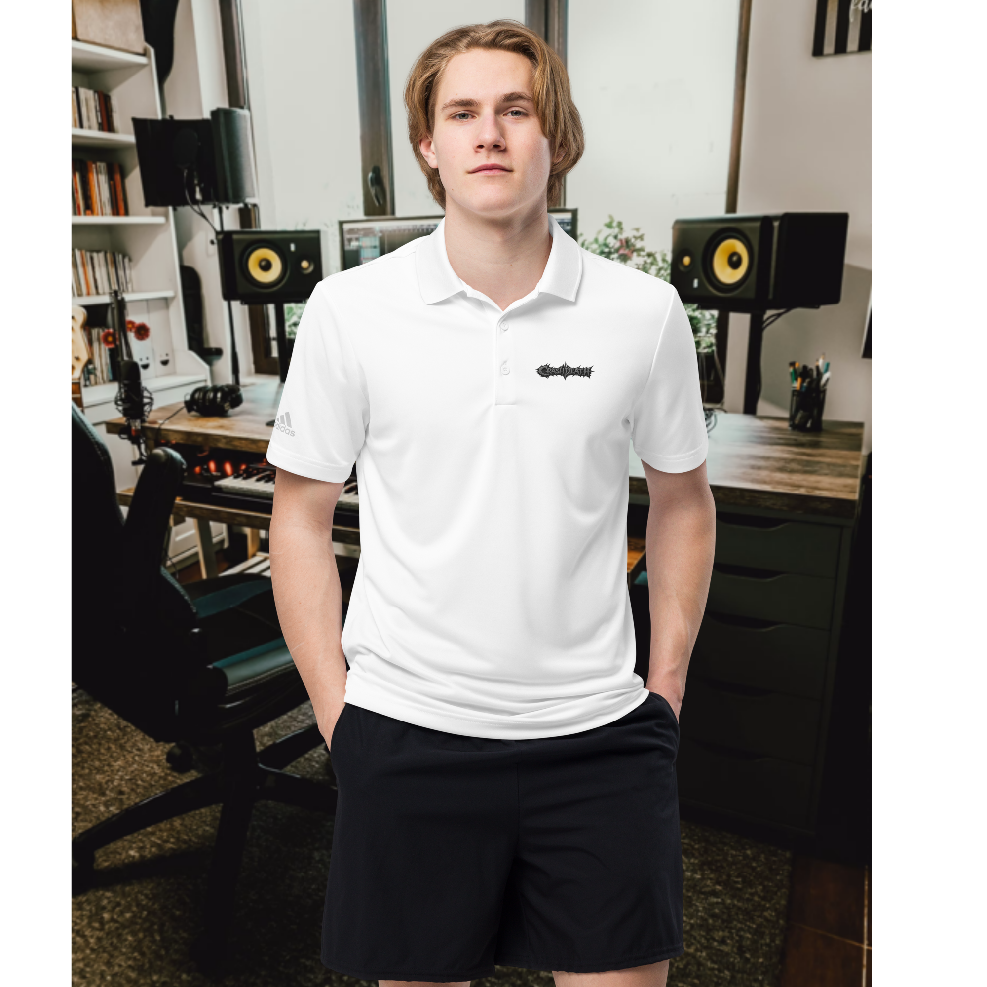 Crashdeath x ADIDAS Premium Polo Shirt
