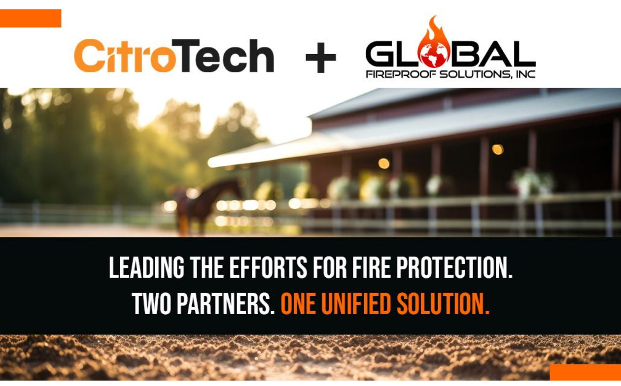 CitroTech and Global Fireproof Solutions Partner to Expand Non-Toxic Fire Protection Across the Southeast