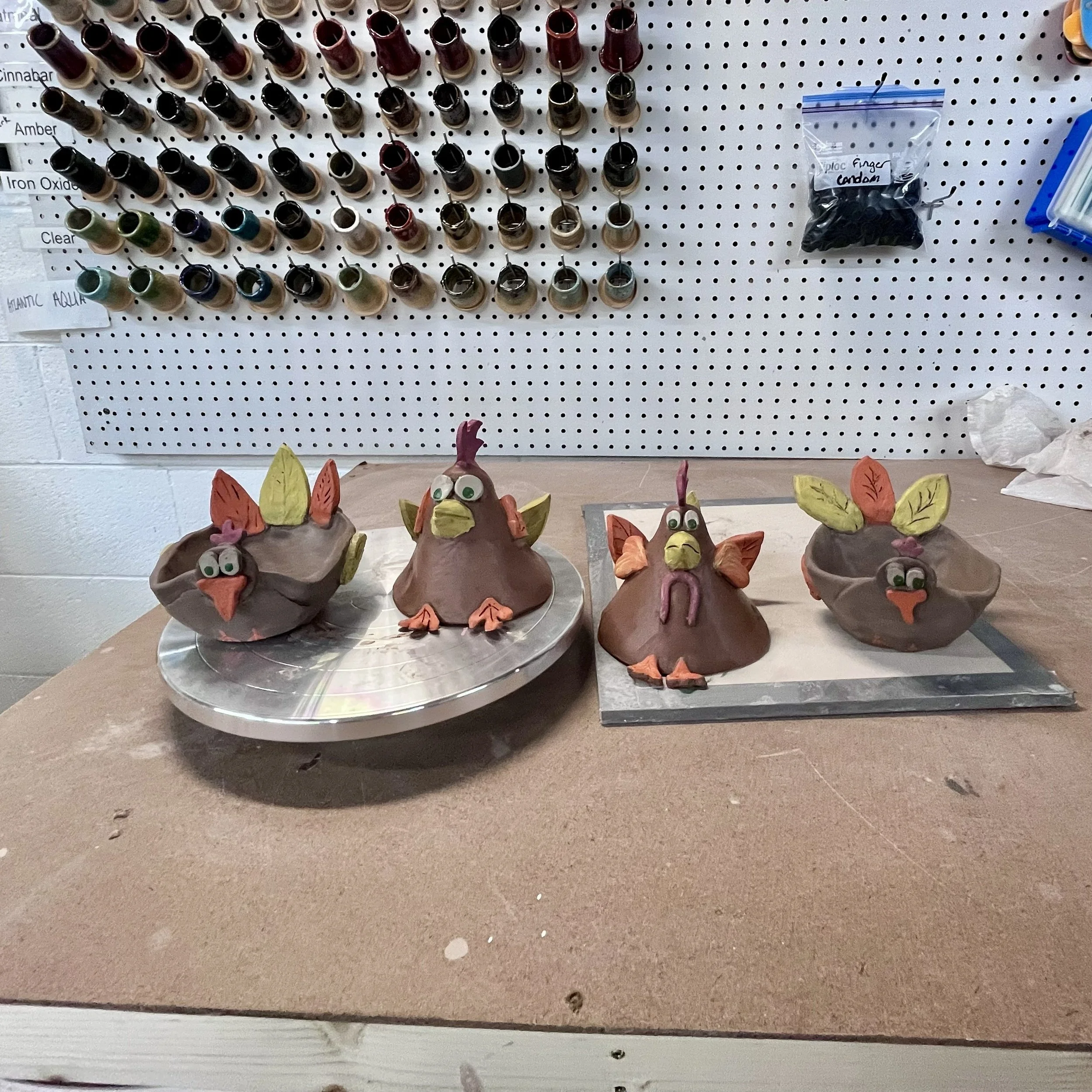 Handbuild Turkey - kiddos welcome! Oct 11, 10am-12pm