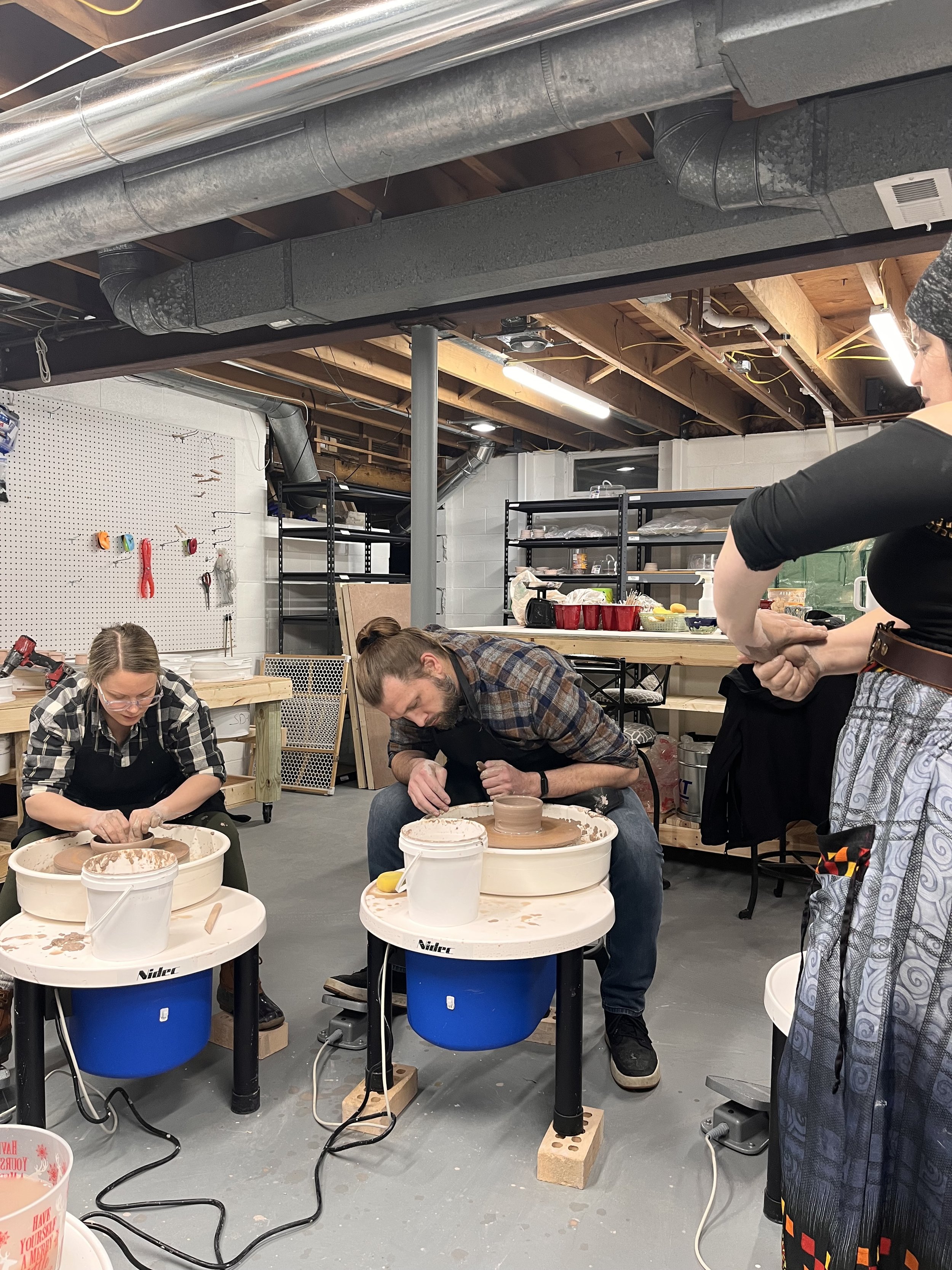 Private Group - Single Session Pottery Wheel Experience (5-person or $275 minimum booking)