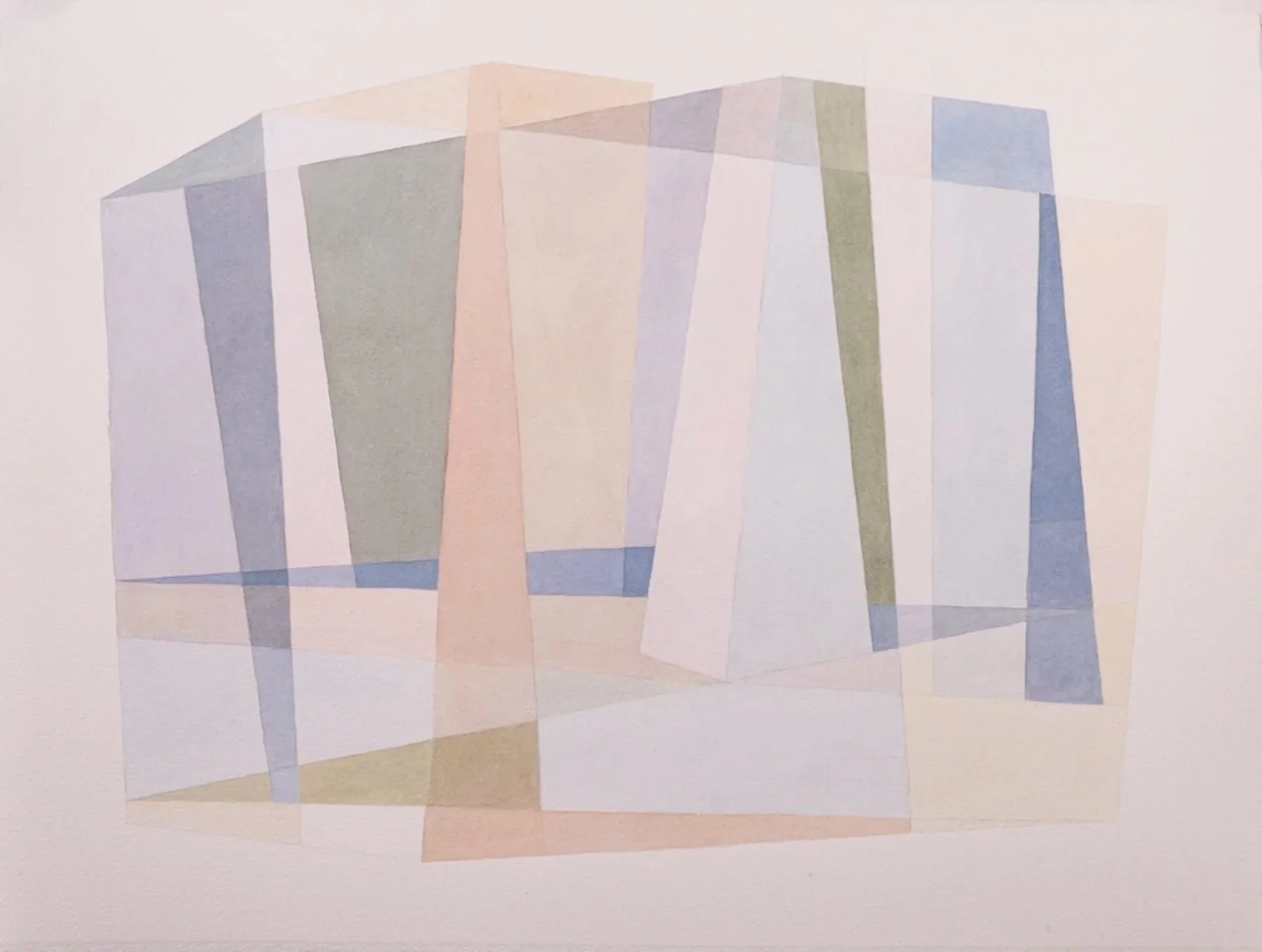 Series I. Watercolor on paper 22 x 30 in. 2026