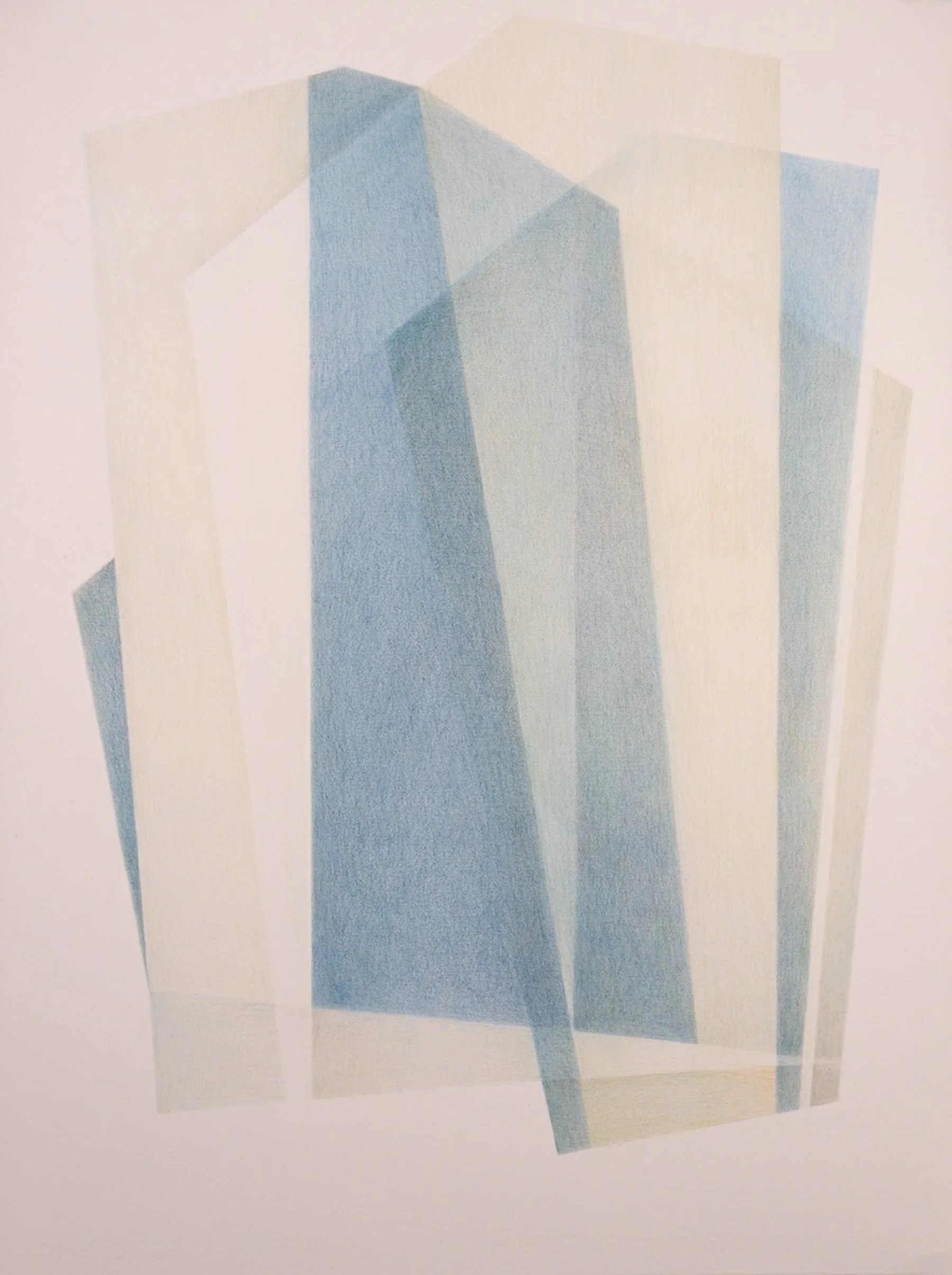 Series I. Colored Pencils on watercolor paper, 22 x 30 in., 2025. Sold