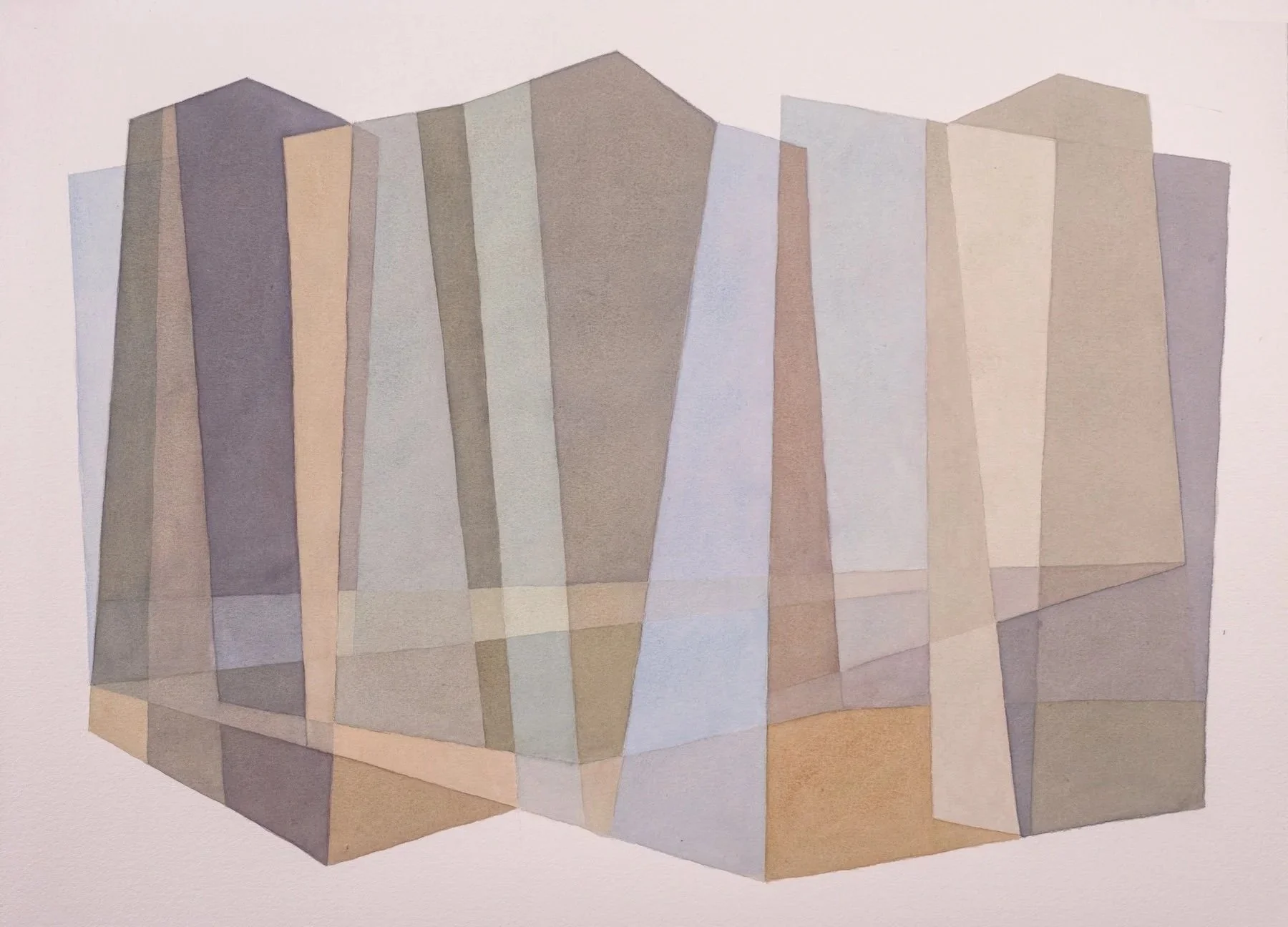 Series I.  Watercolor on paper 22 x 30 in. 2026