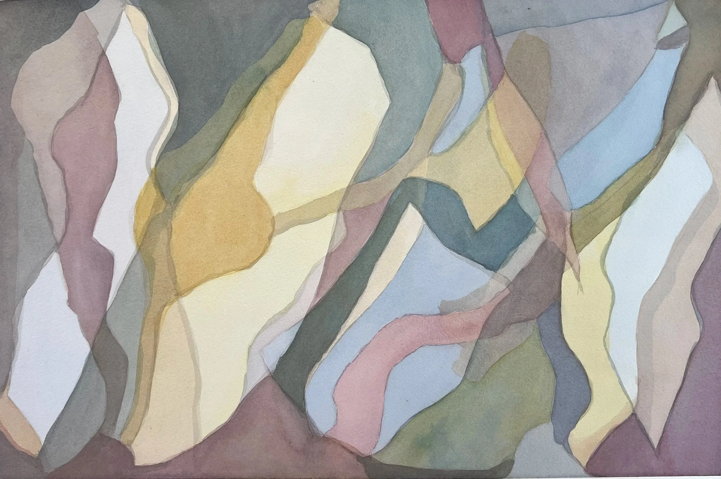 Series II.  Watercolor on paper  15 x 22 in. 2026