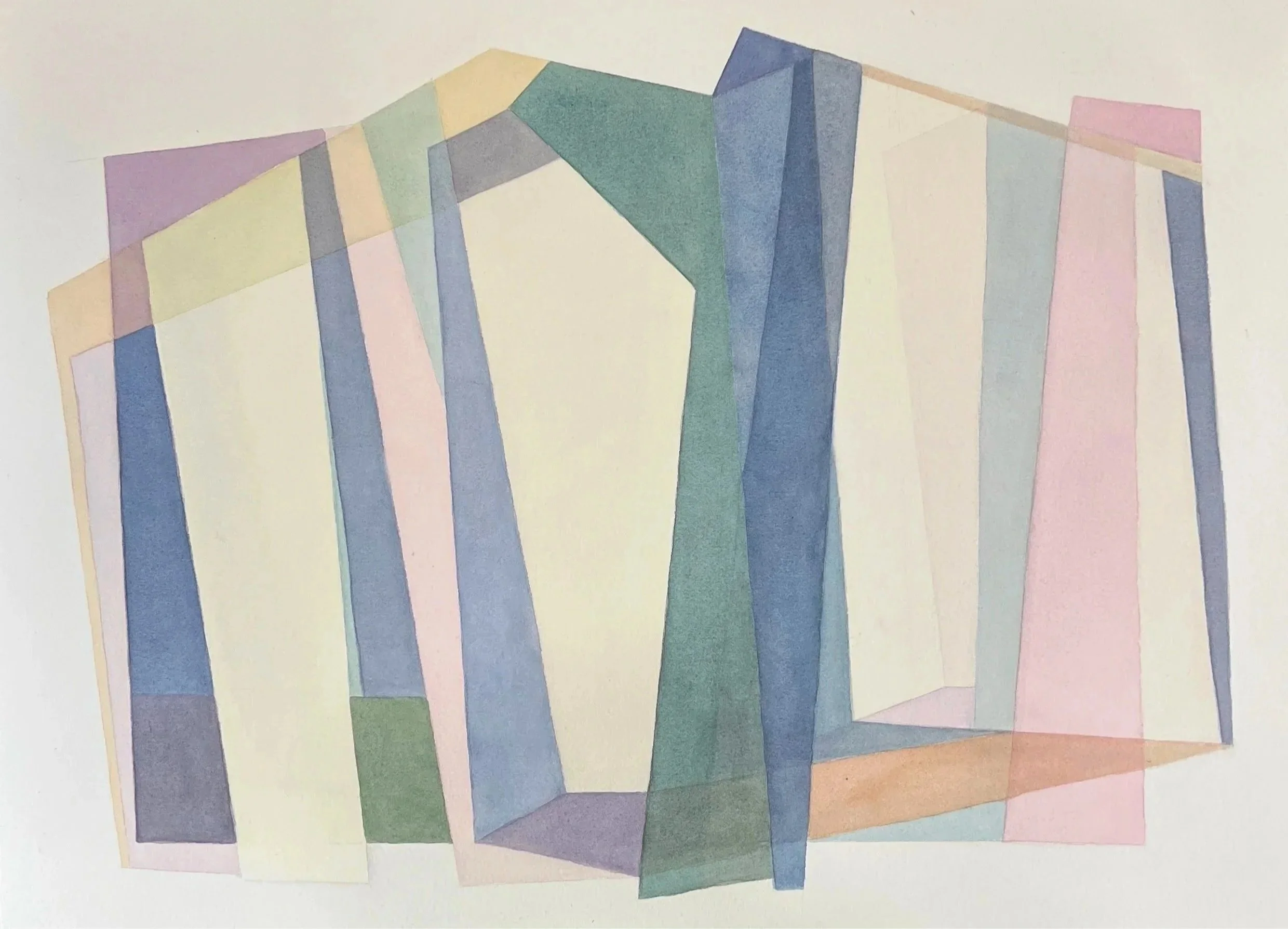 Series I. Watercolor on paper 22 x 30 in. 2026