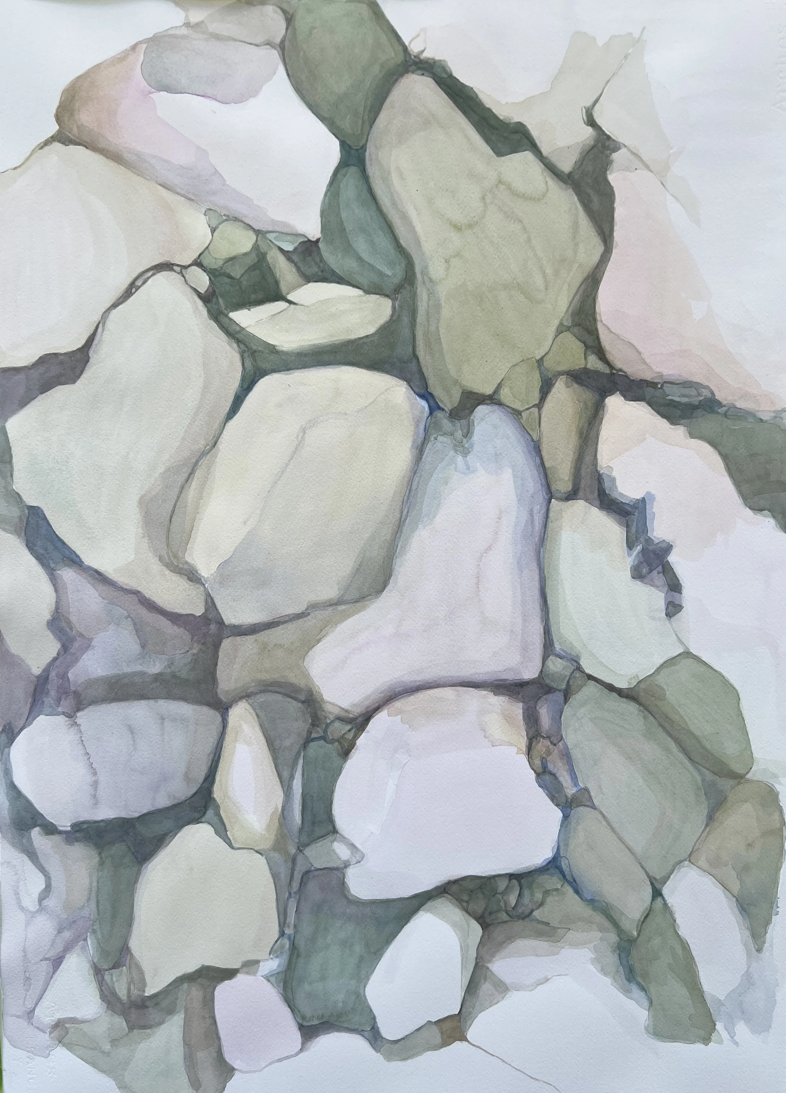 Series II. Watercolor on paper 22x30 in. 2026