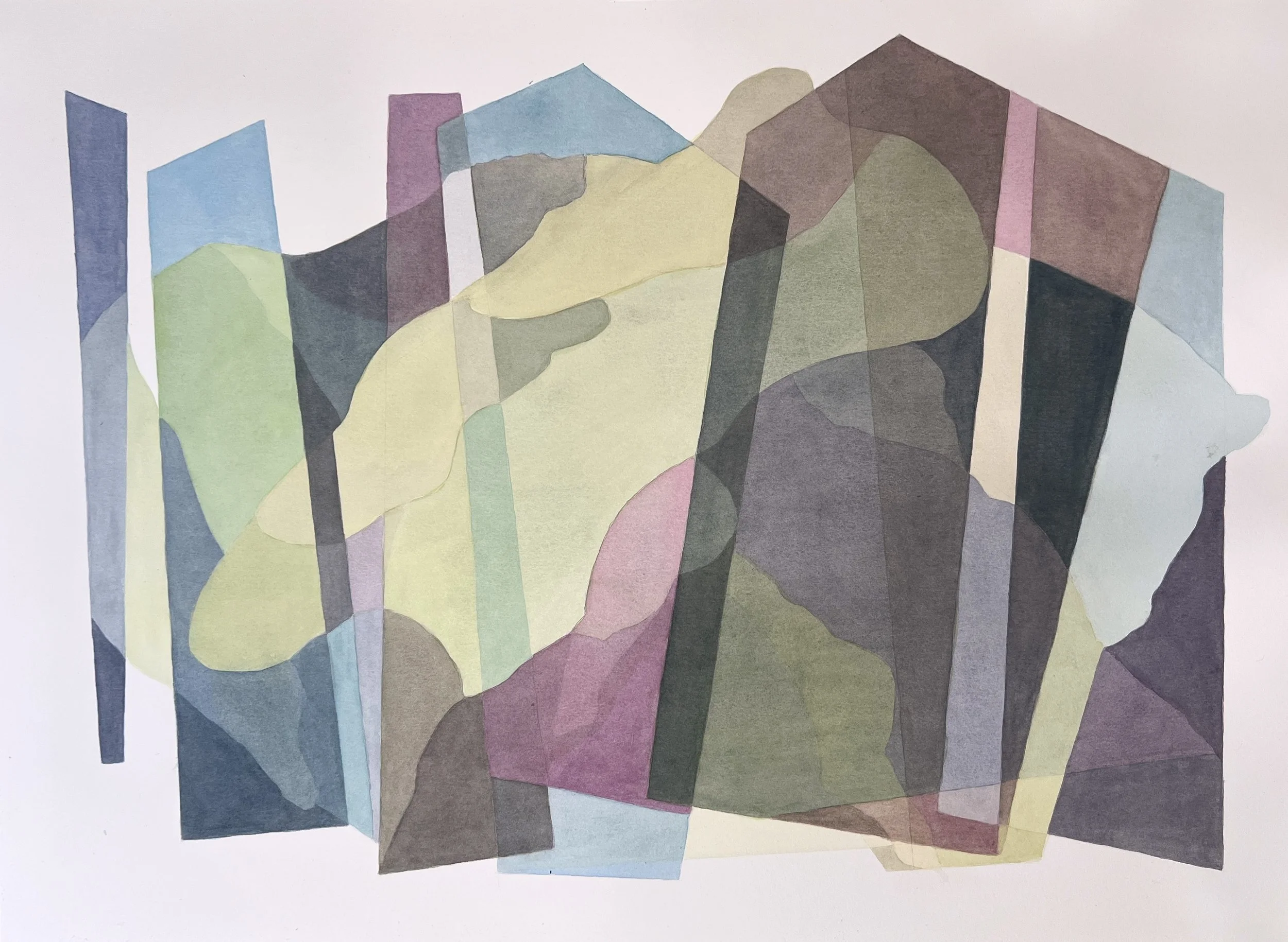 Series III. Watercolor on paper 22 x 30 in. 2026