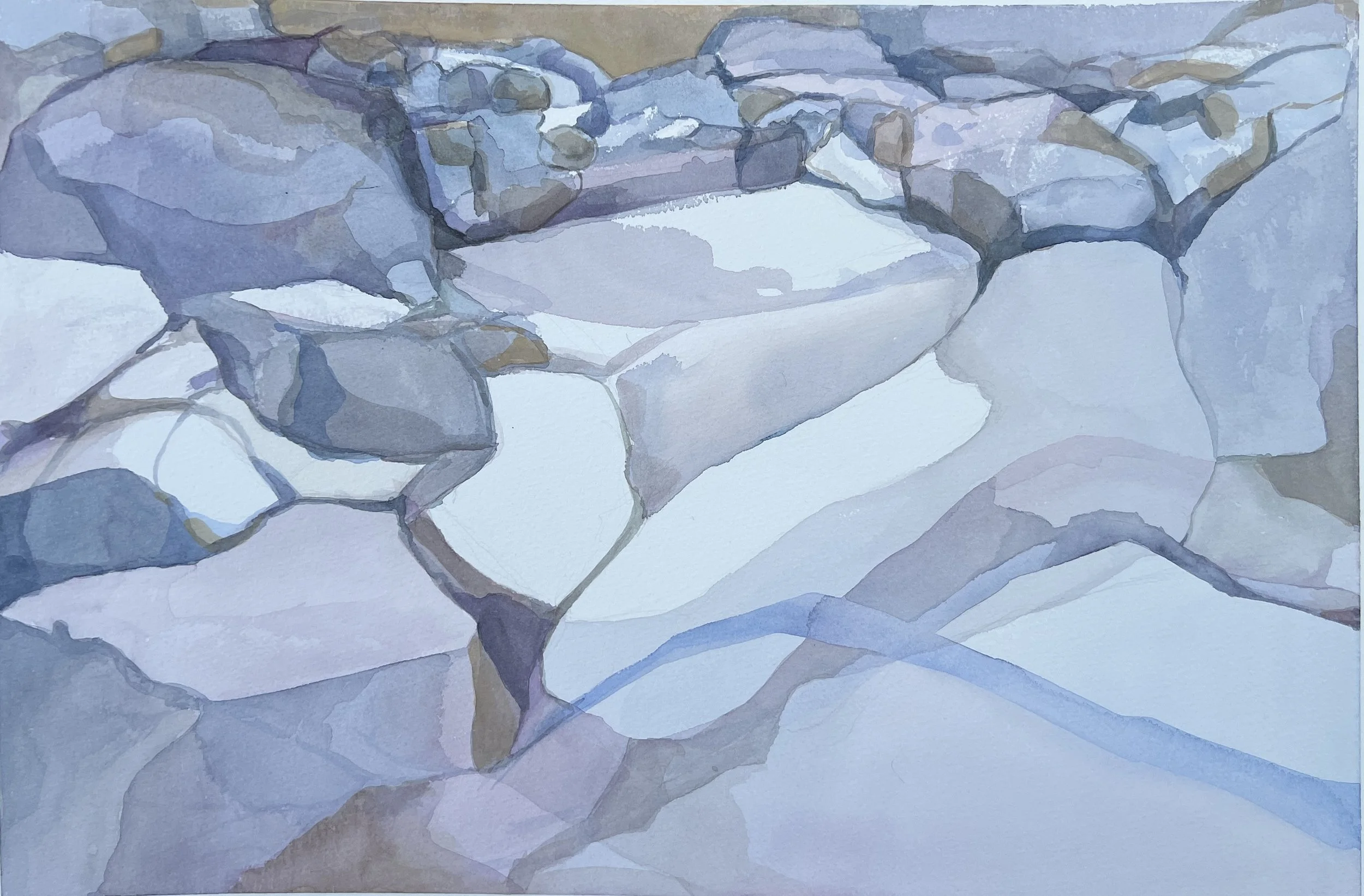 Series II. Watercolor on paper 15 x 22 in. 2026. Sold
