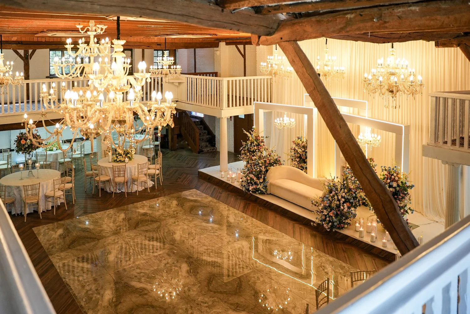 The Grand Hall photographed from the mezzanine