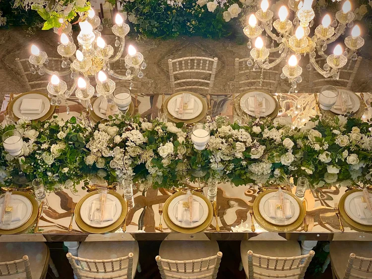Wedding styling at The Courtyard