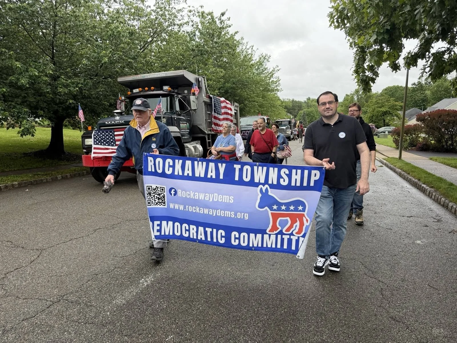 Rockaway Township Democrats in the 2026 Memorial Day parade