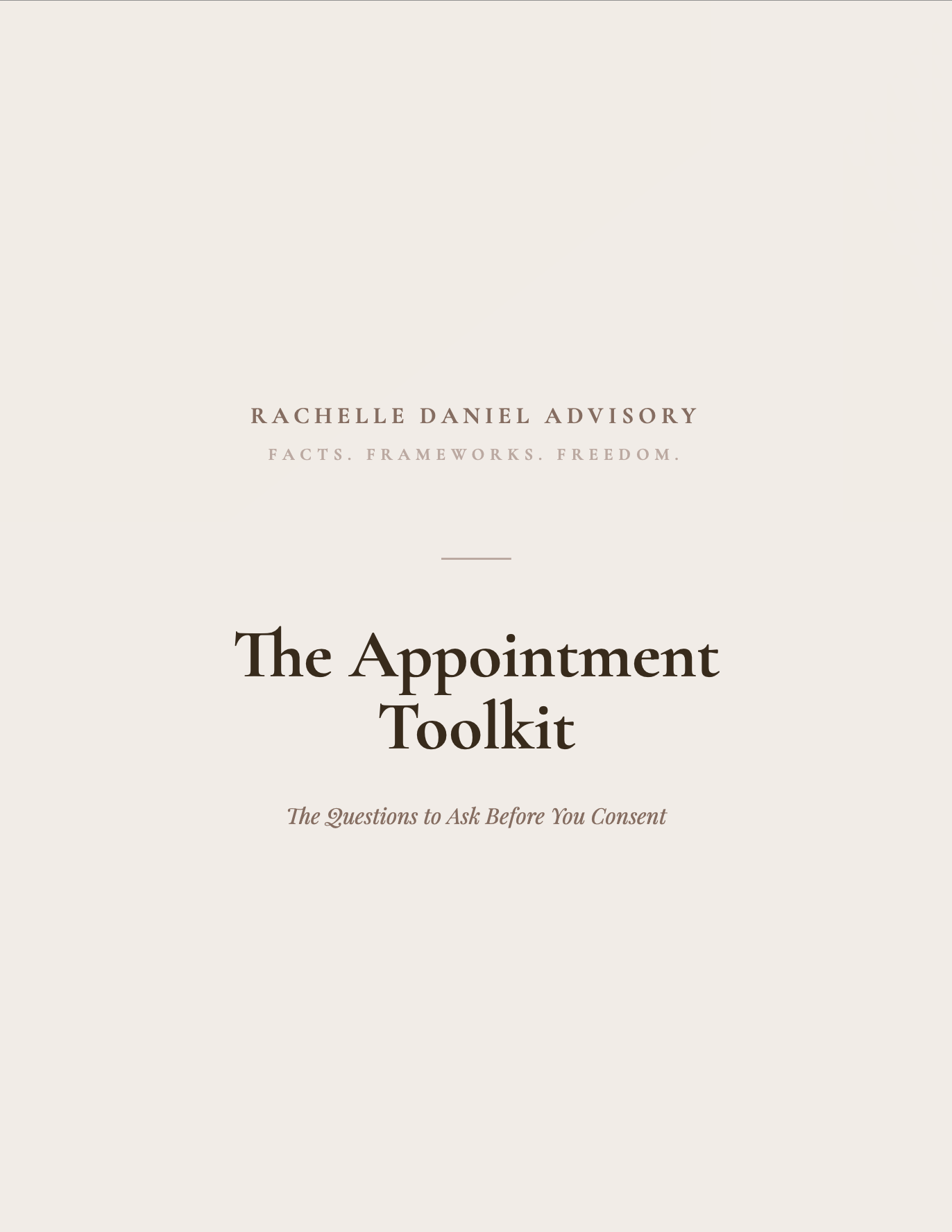 The Appointment Tool Kit
