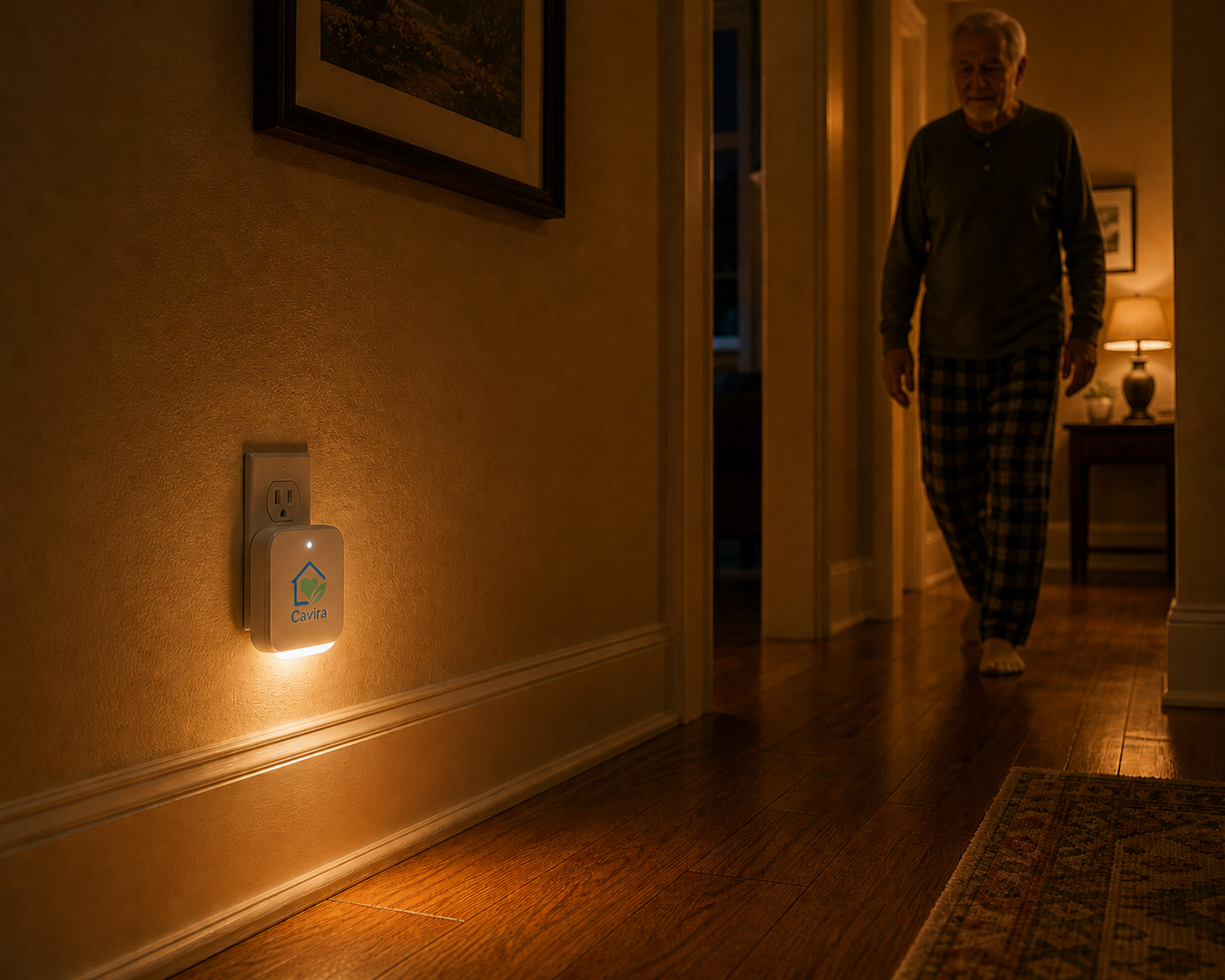 Our safety system allows for round-the clock non-intrusive monitoring without recording audio or video, escalating through notifications only when it matters.