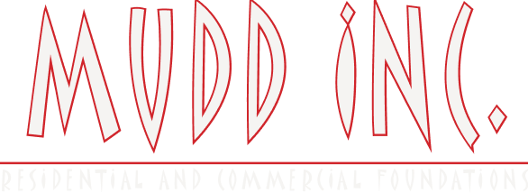 Logo with text 'Mudd Inc.' and tagline 'Residential and Commercial Foundations'.