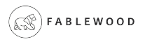 Fablewood logo with a stylized fox head