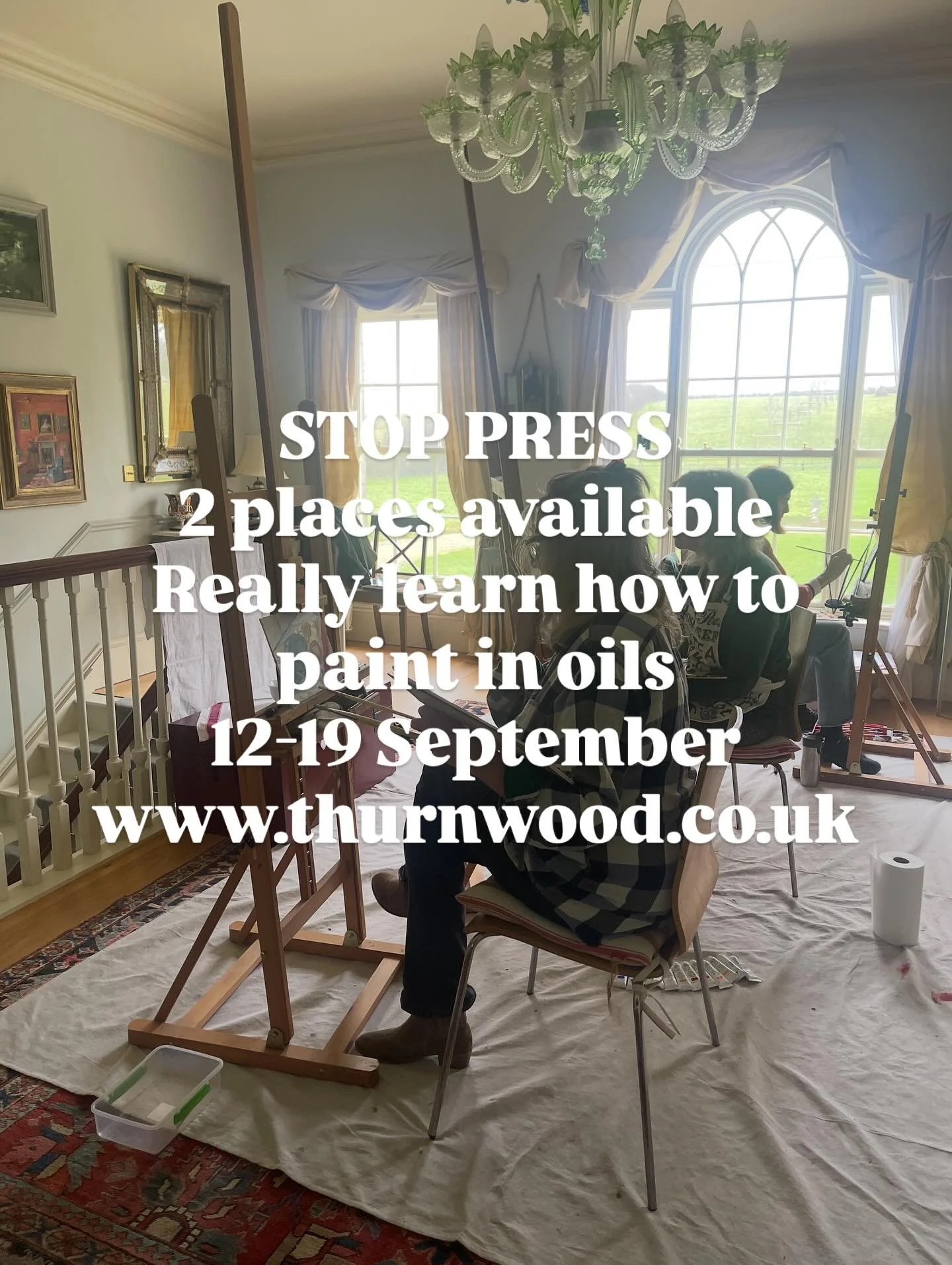 Due to a cancellation two places have come available in September. Come and join the group, visit www.thurnwood.co.uk for all the details of next courses in 2026 #winchesterartist #winchesterartclasses #chelseaartsociety #heatherlyartschoollondon #co