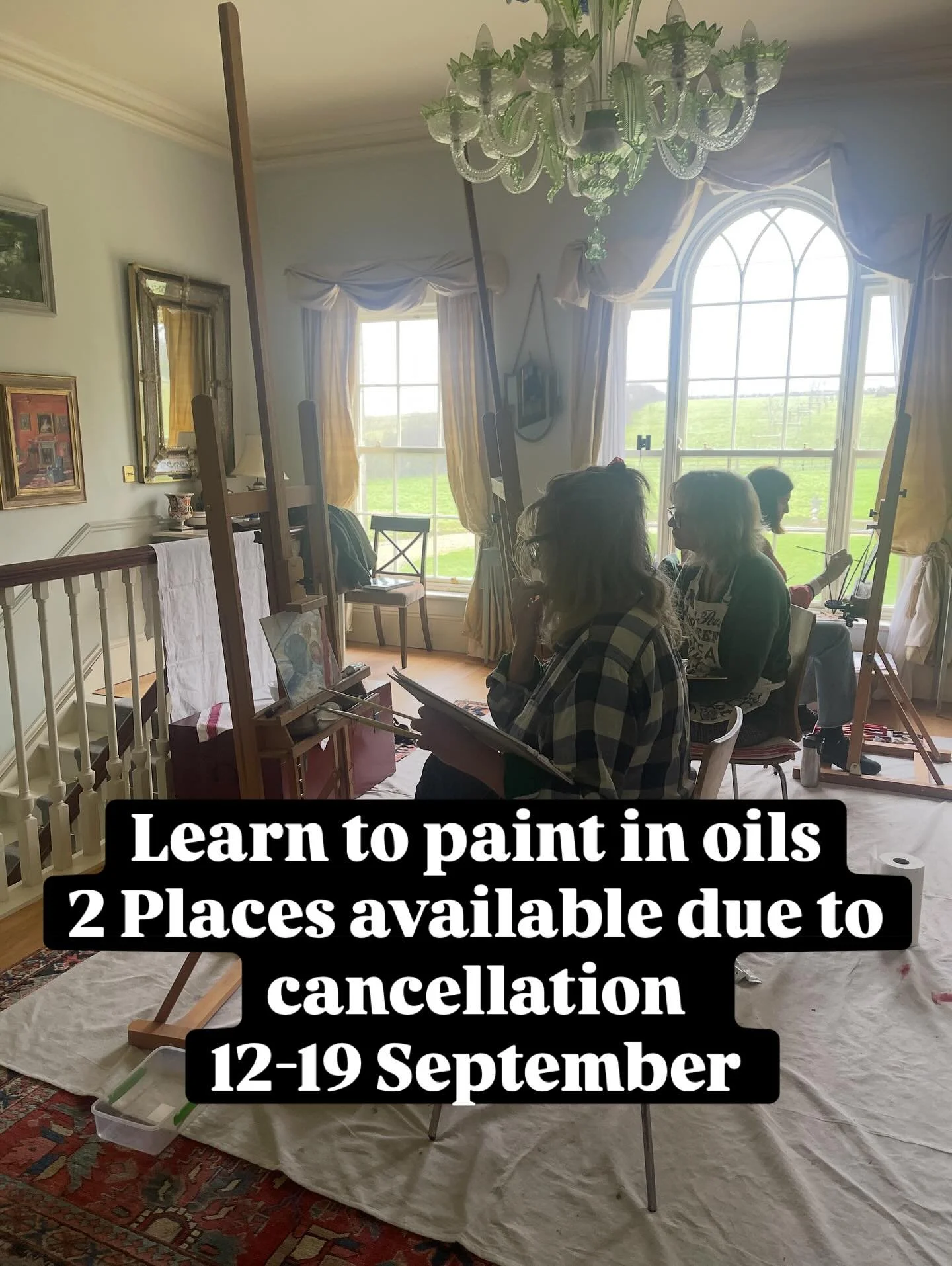 Due to cancellation there are Two places available in 12-19 September. Come and join us! #artgroups #artclubs #artonline #artgroups