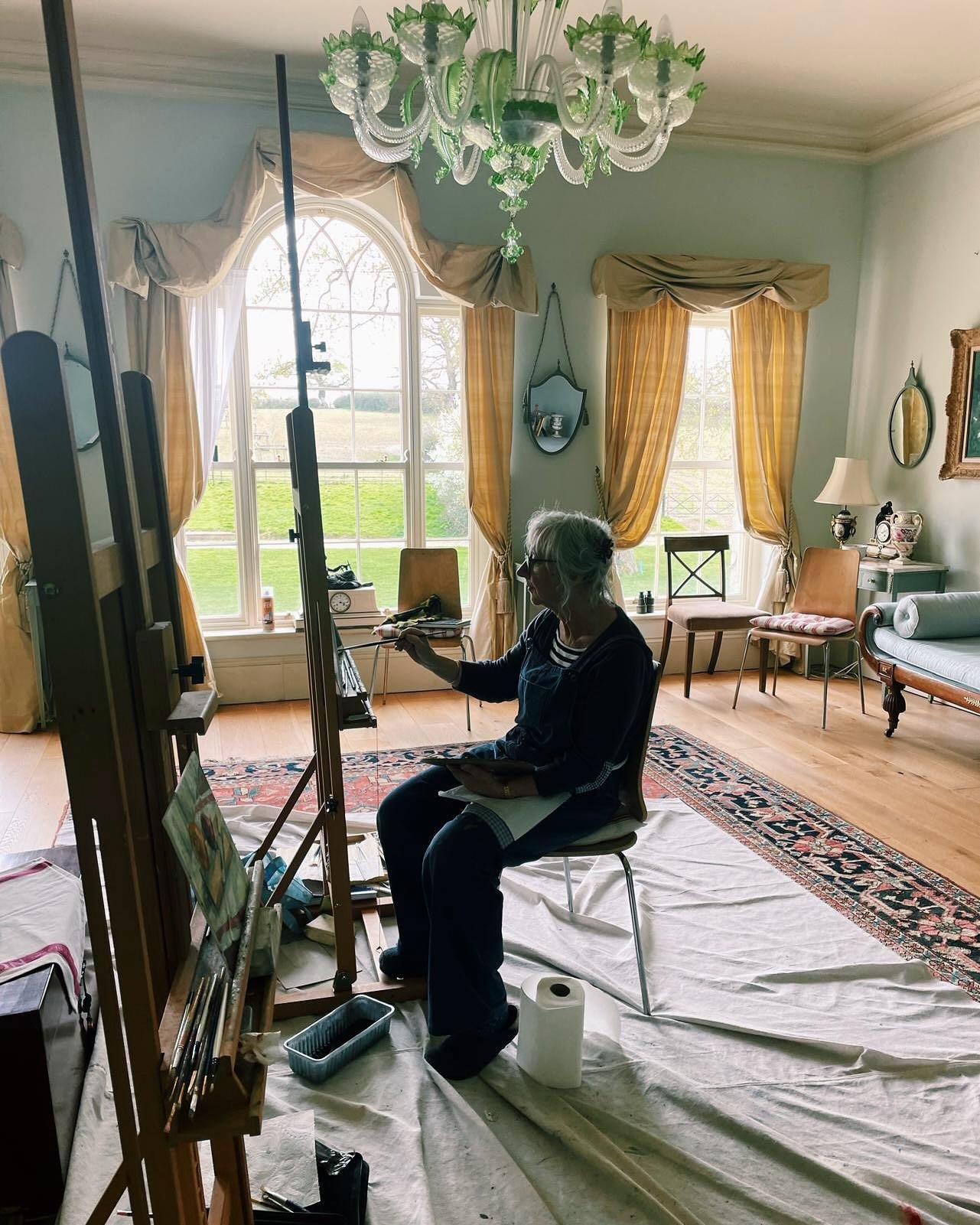 Recent work by beginners of oil painting at www.thurnwood.co.uk #winchesterartists #richmondarts #notintheguidebooks #artholidays #learningtopaintwithoil