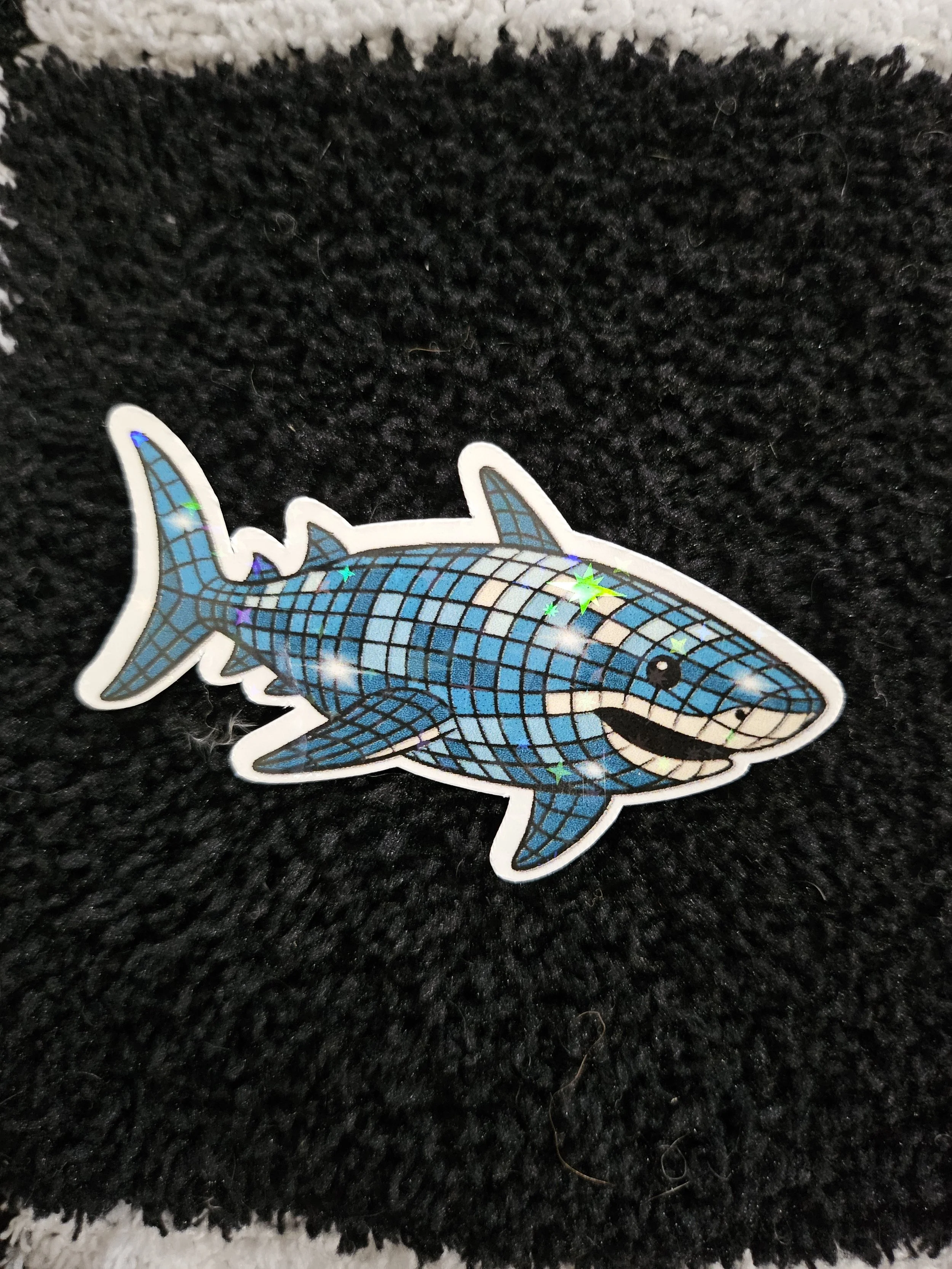 Disco Shark Sticker