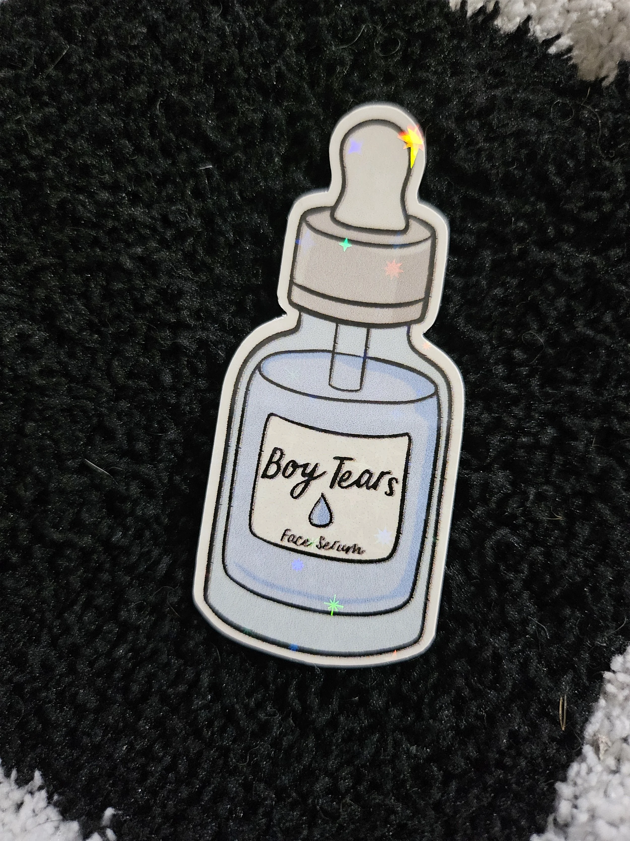 Boy Tears Sticker