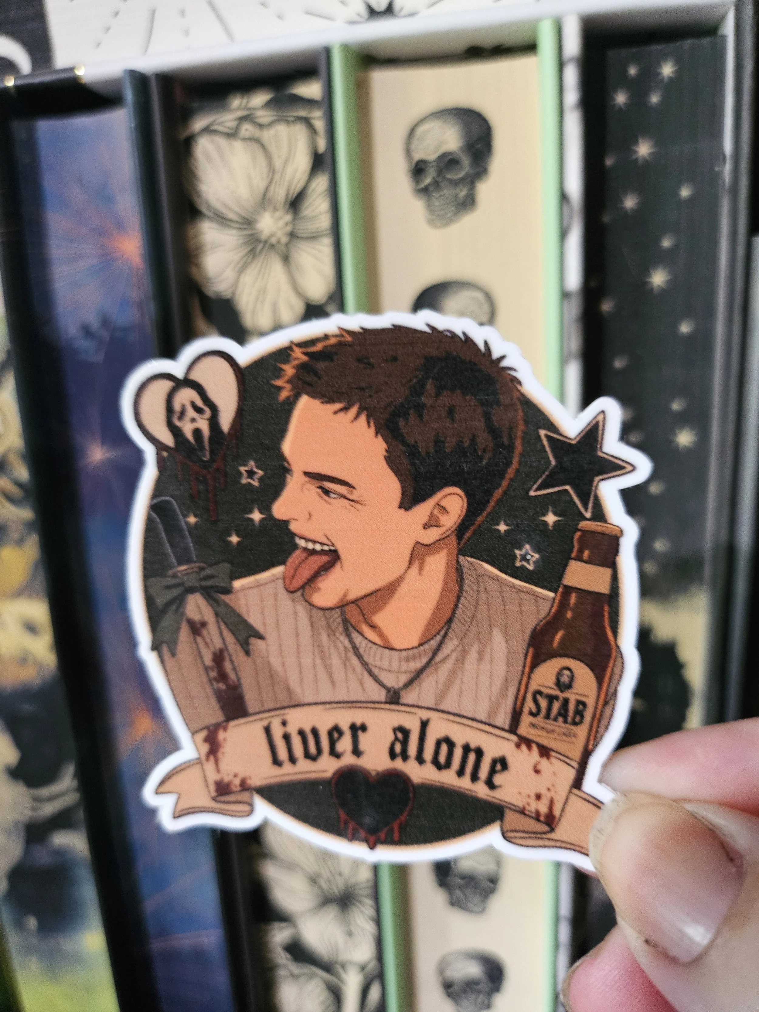 Liver Alone Sticker