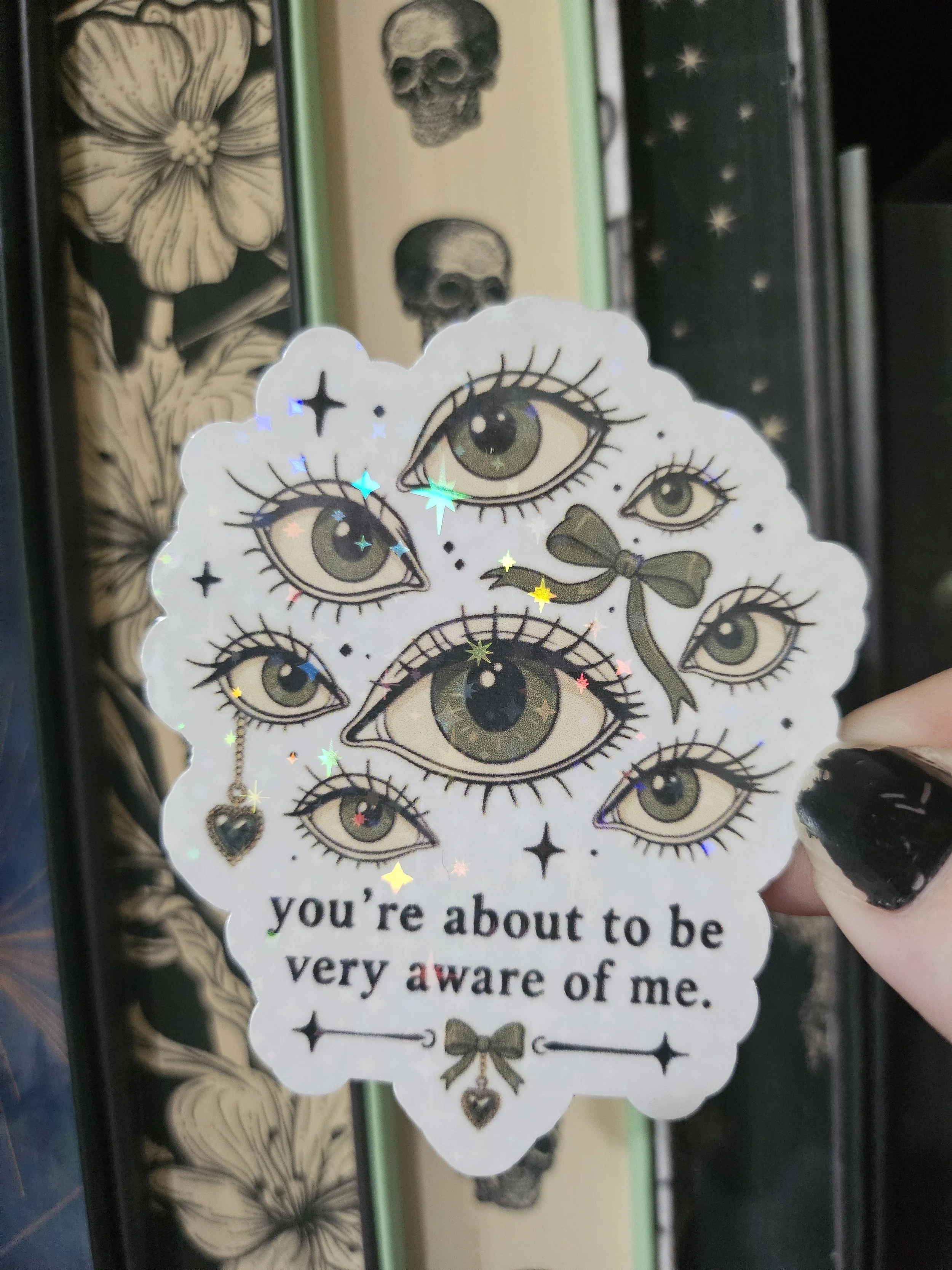 Aware Of Me Sticker