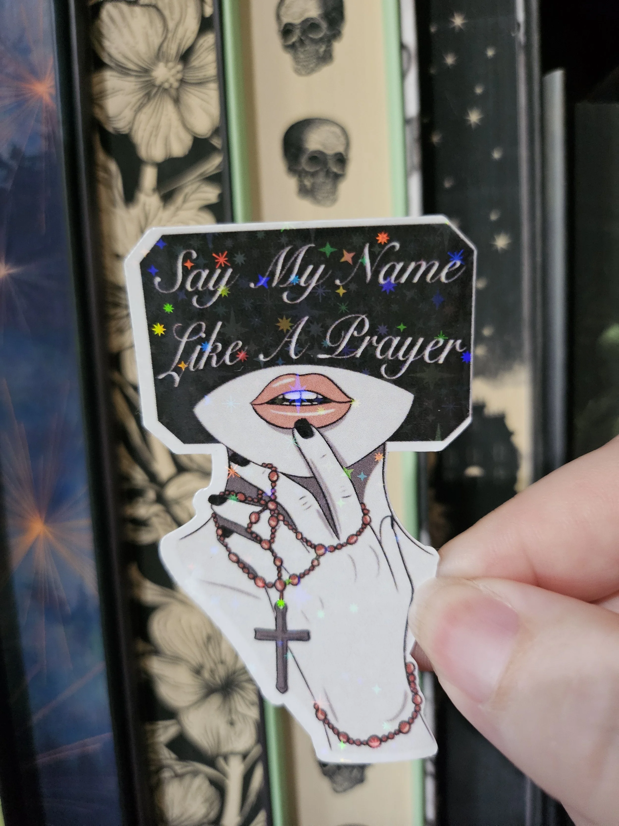 Say My Name Like A Prayer Sticker