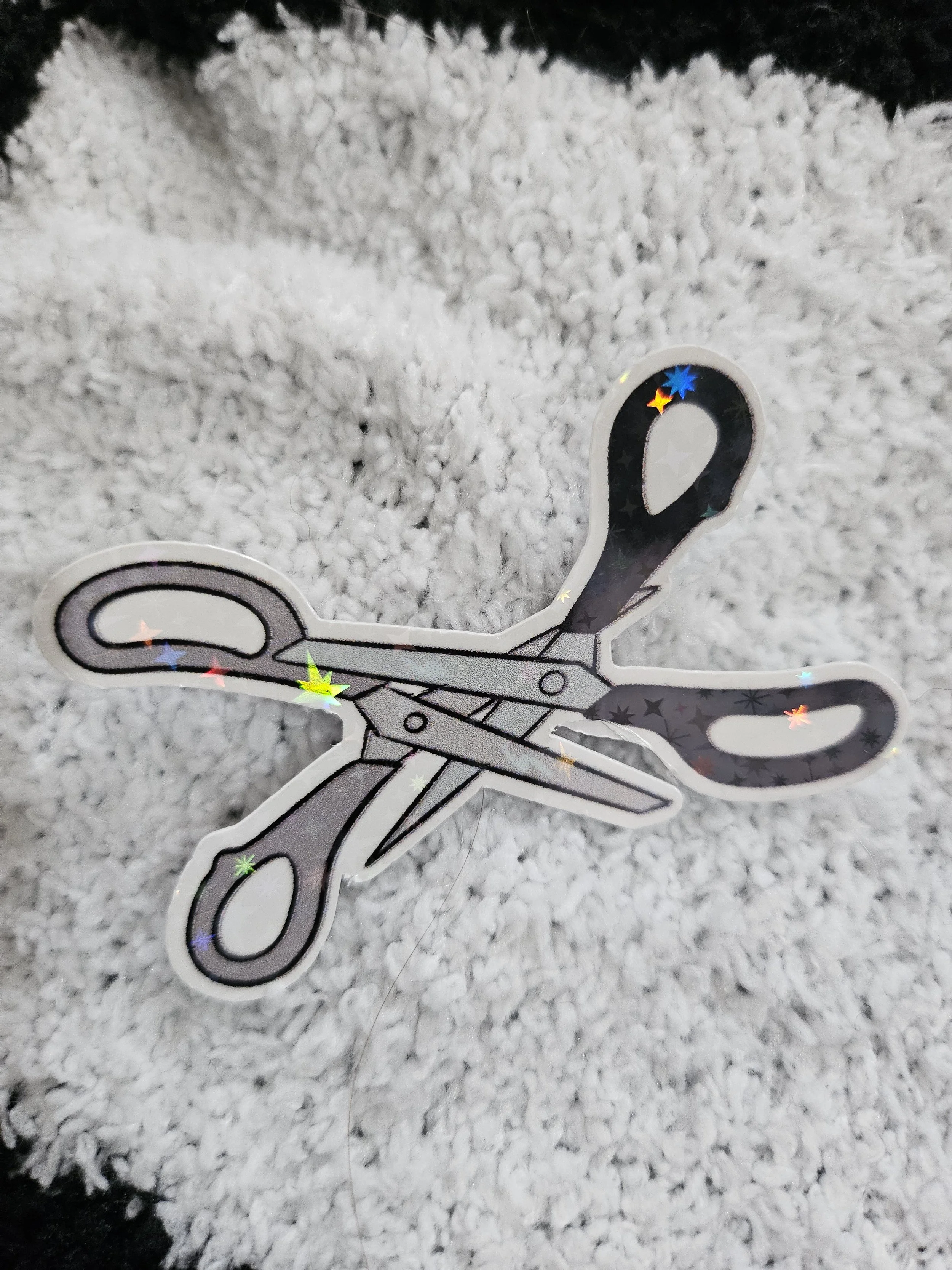 Scissoring Sticker