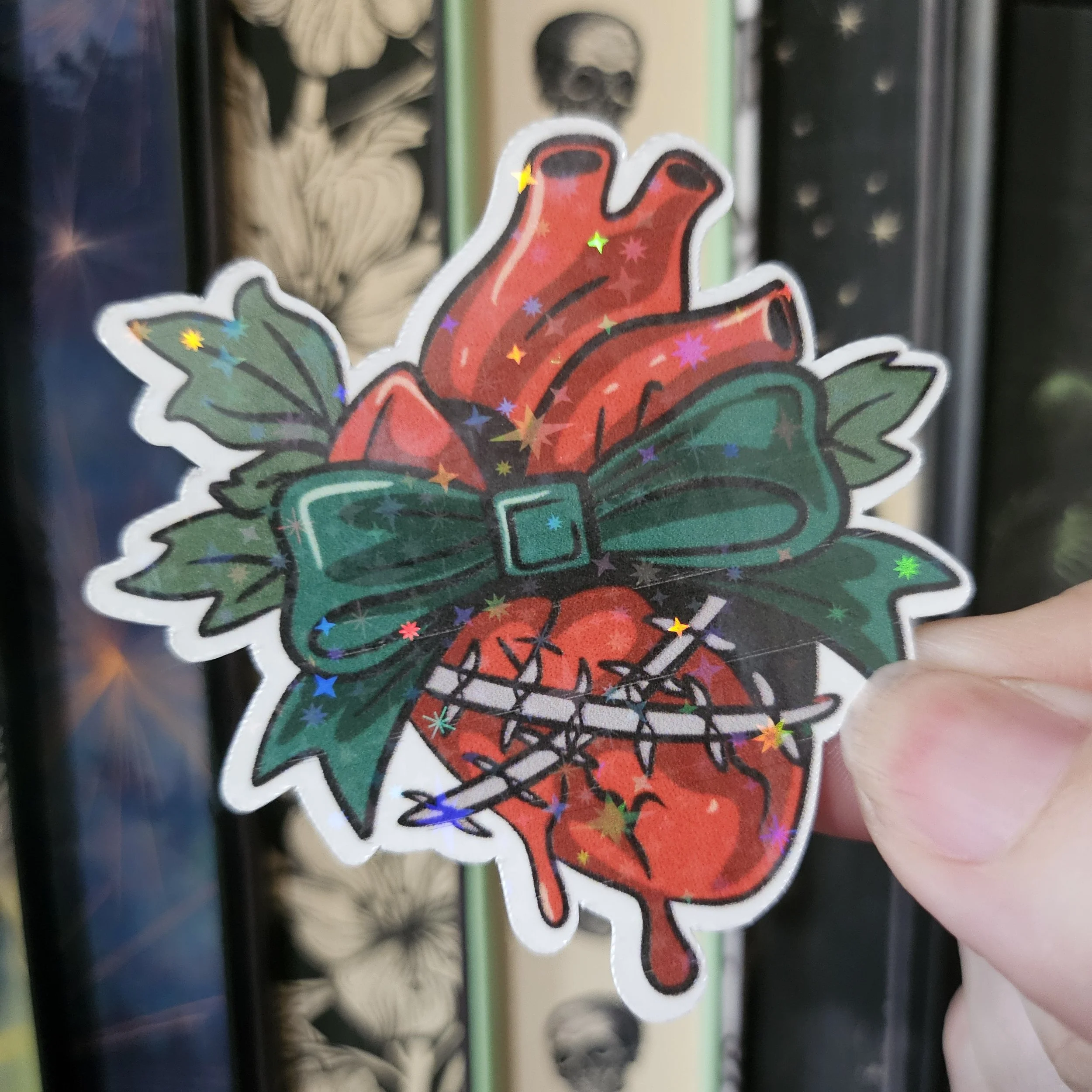 Barbed Heart Sticker
