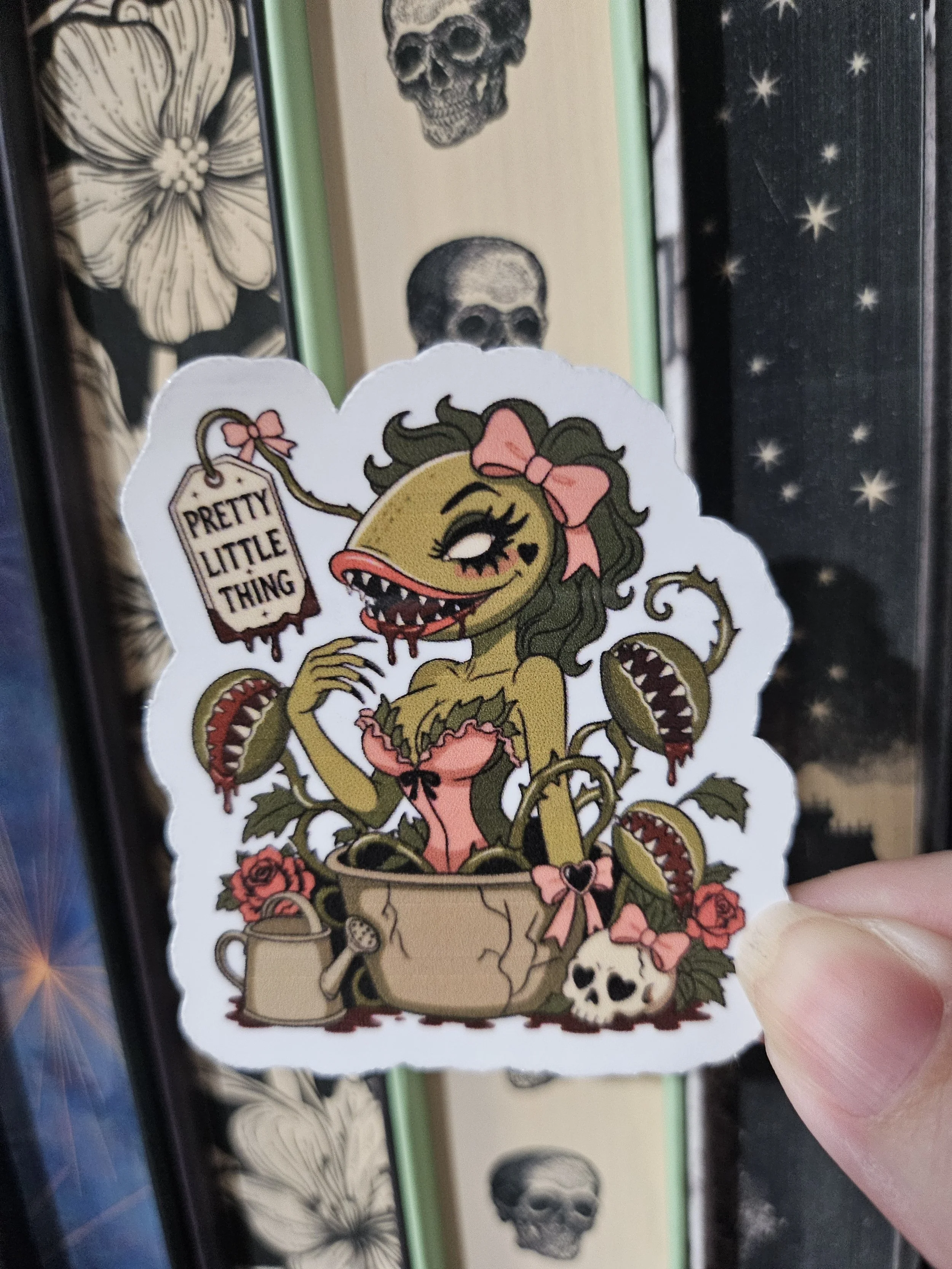 Little Shop Of Horrors Girly Sticker