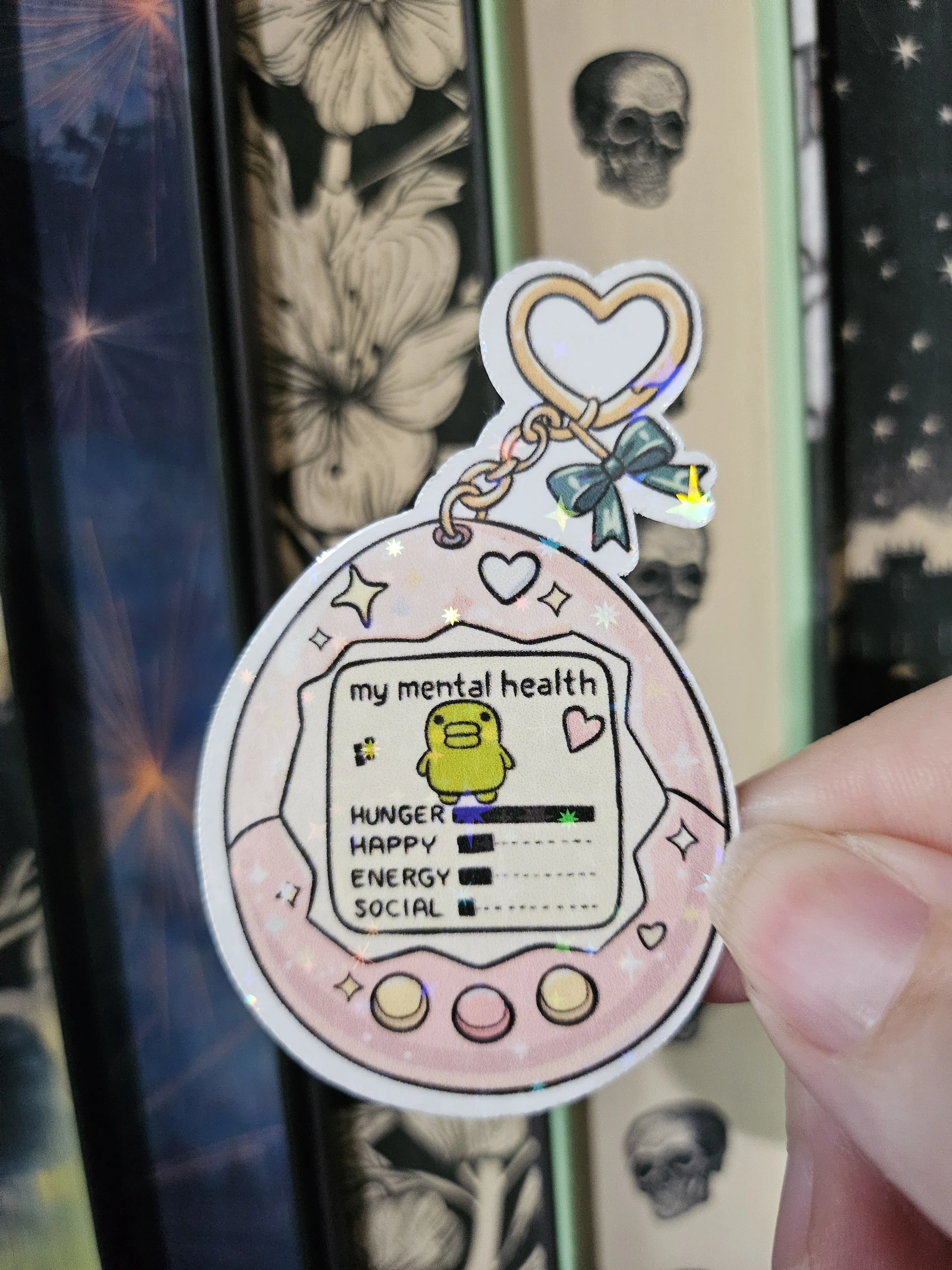 Mental Health Tamagochi Sticker