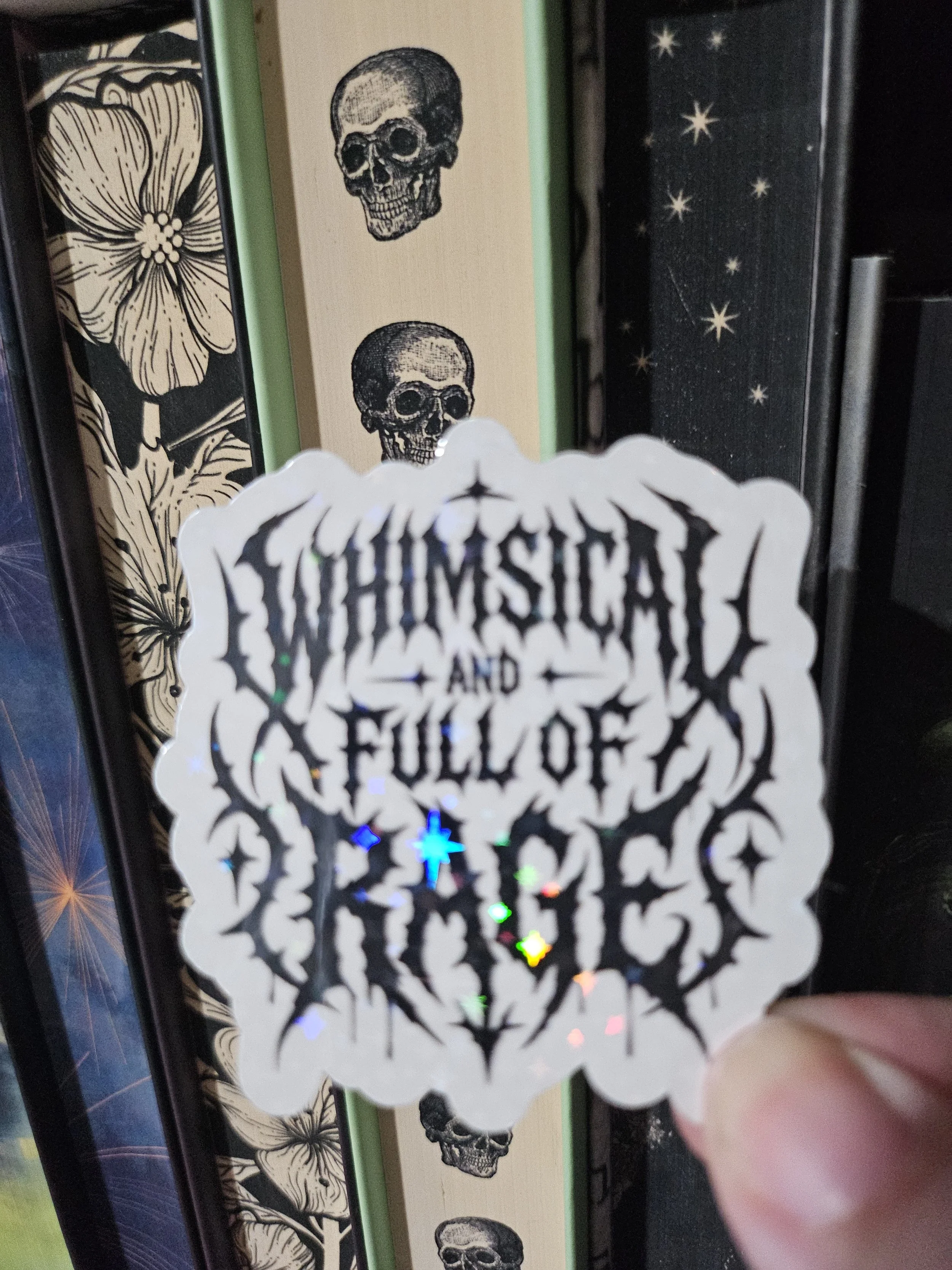 Whimsical and Full Of Rage Metal Sticker