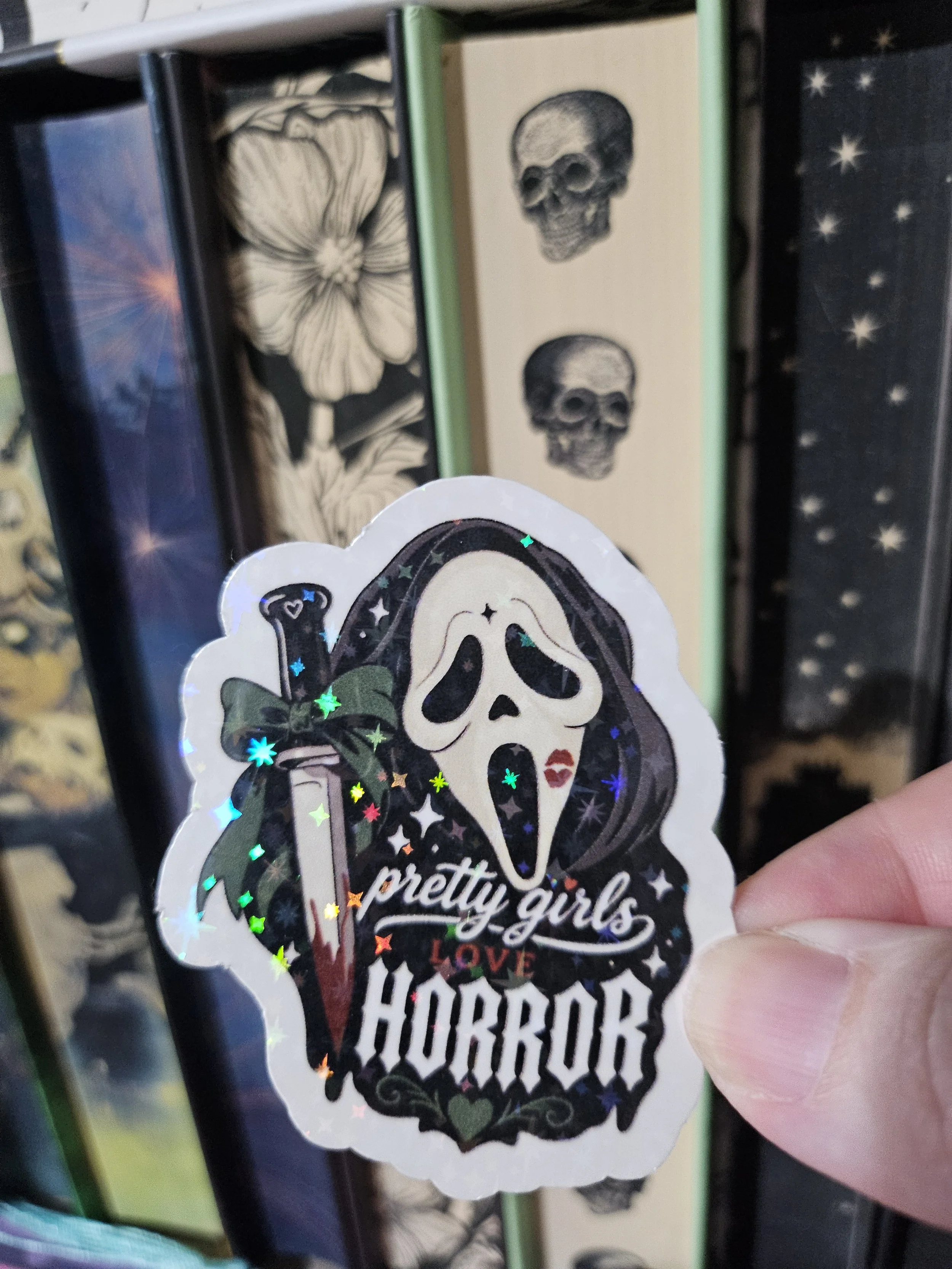 Pretty Girls Love Horror Sticker