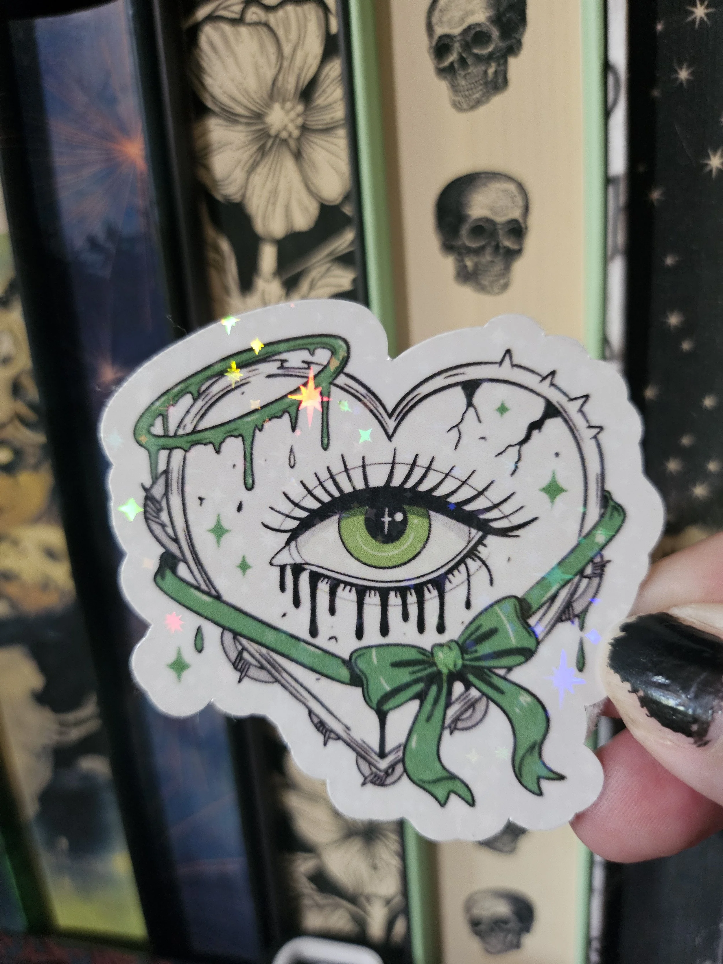 Heart Eye Sticker