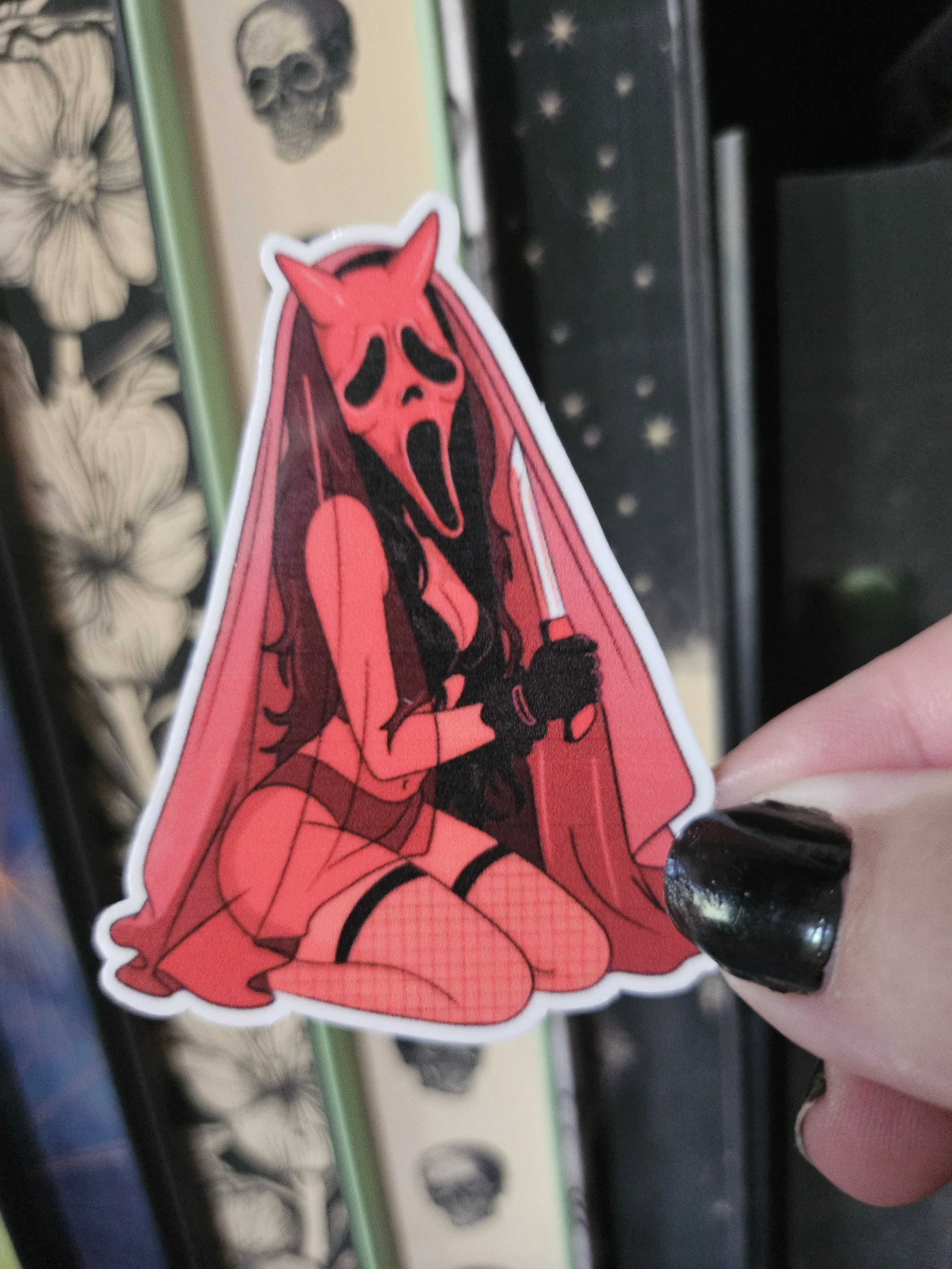 Ghostface Girl Sticker