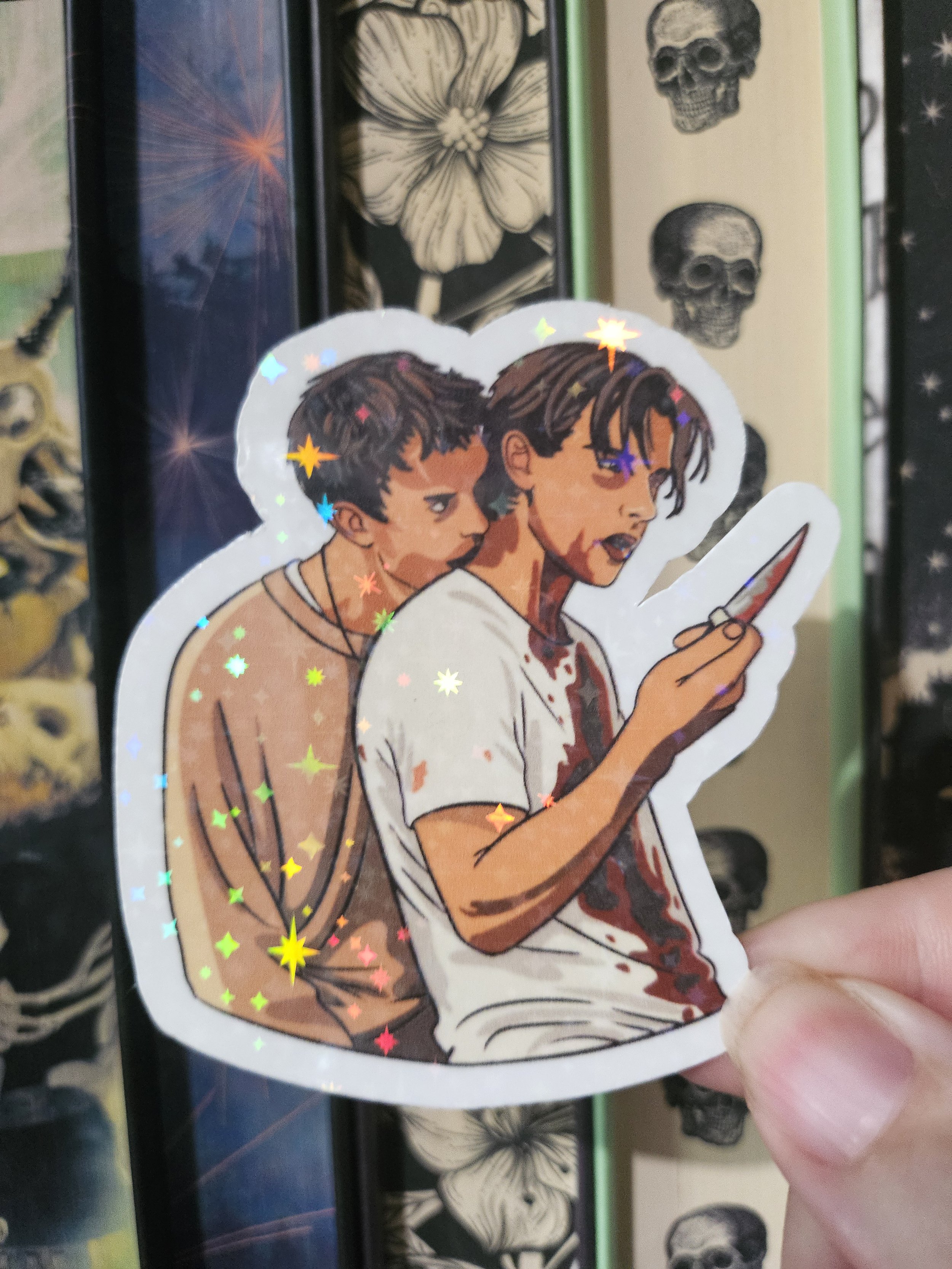 Stu and Billy Sticker