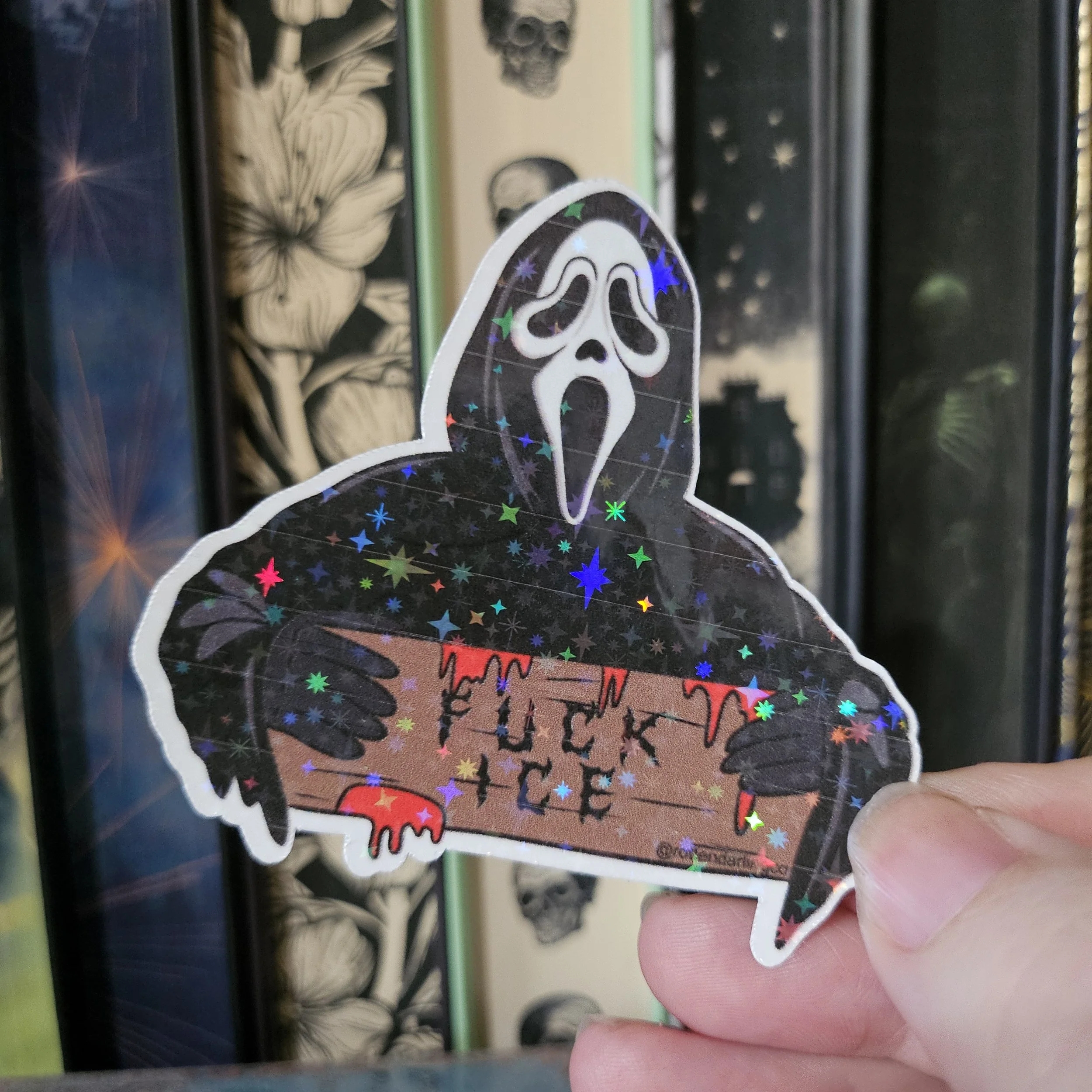 Ghostface Fuck Ice Sticker