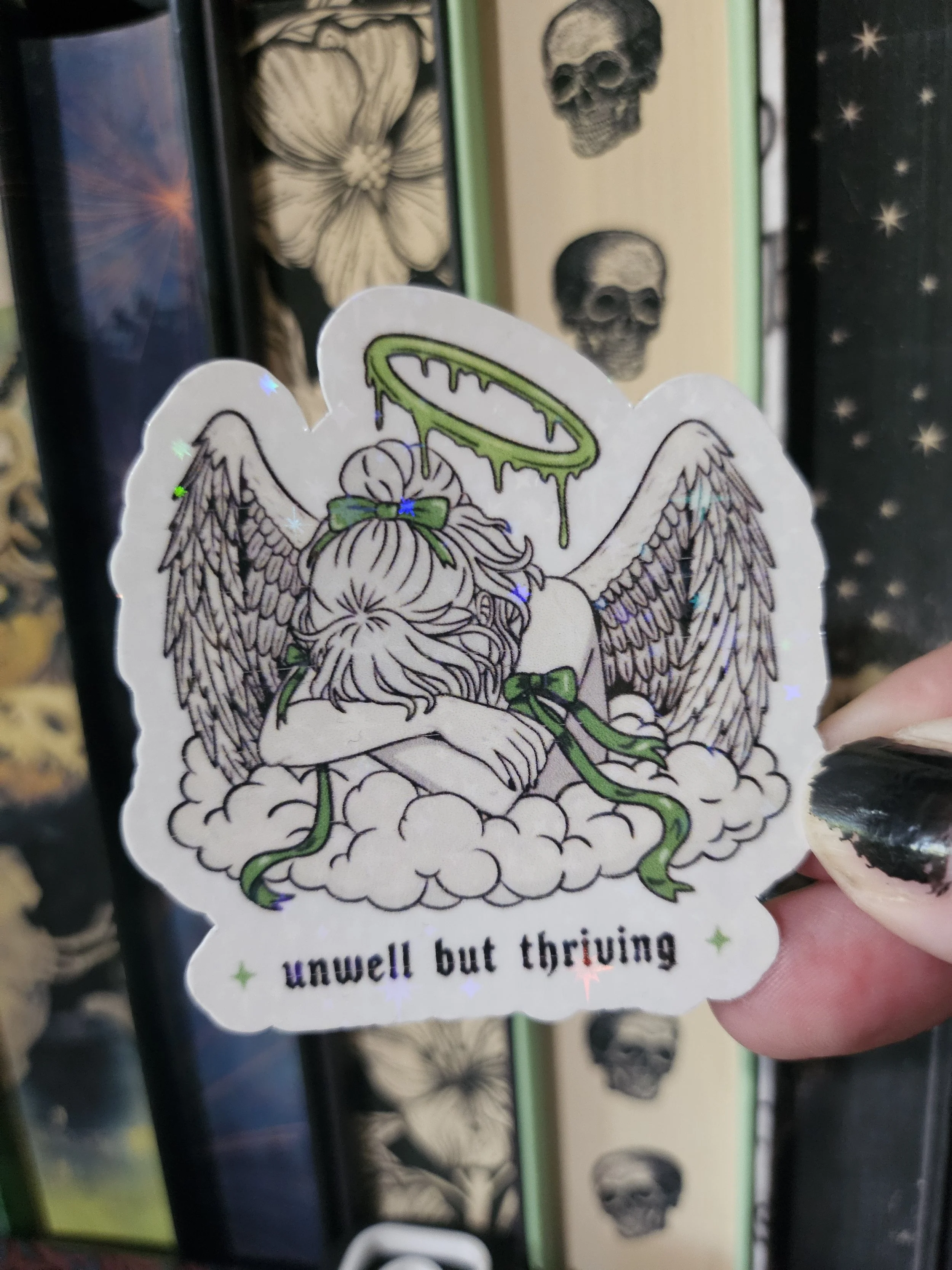 Unwell Angel Sticker