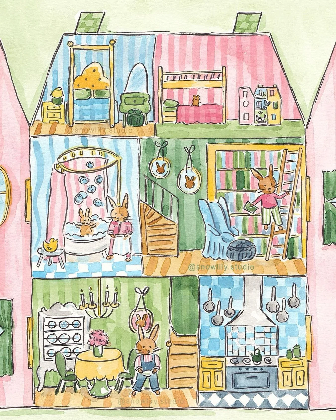 I&rsquo;ve been working all weekend on decorating my office, and I think this one needs to go up on the wall somewhere. It&rsquo;s definitely one of my favorites. 🤍

I&rsquo;d love to build my own little miniature dollhouse someday. I&rsquo;ve been 