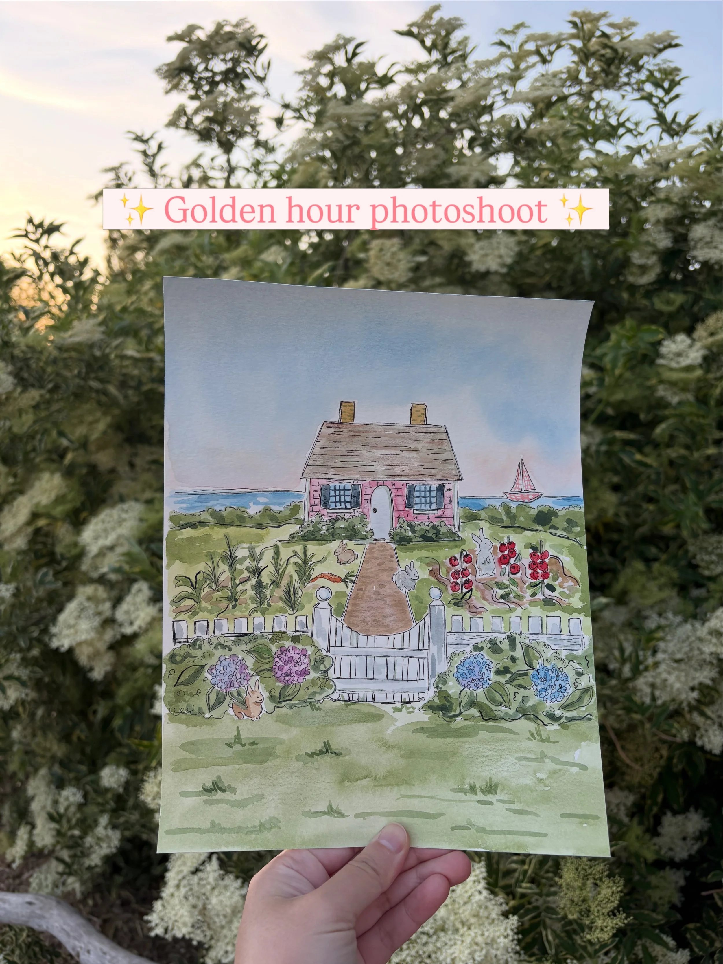 Golden hour makes everything beautiful 💛 

I&rsquo;ve been sharing this in my stories but these originals (and many, many more) will be available soon! I&rsquo;ve been working on something very exciting and I hope to be able to share it soon. 

#ori