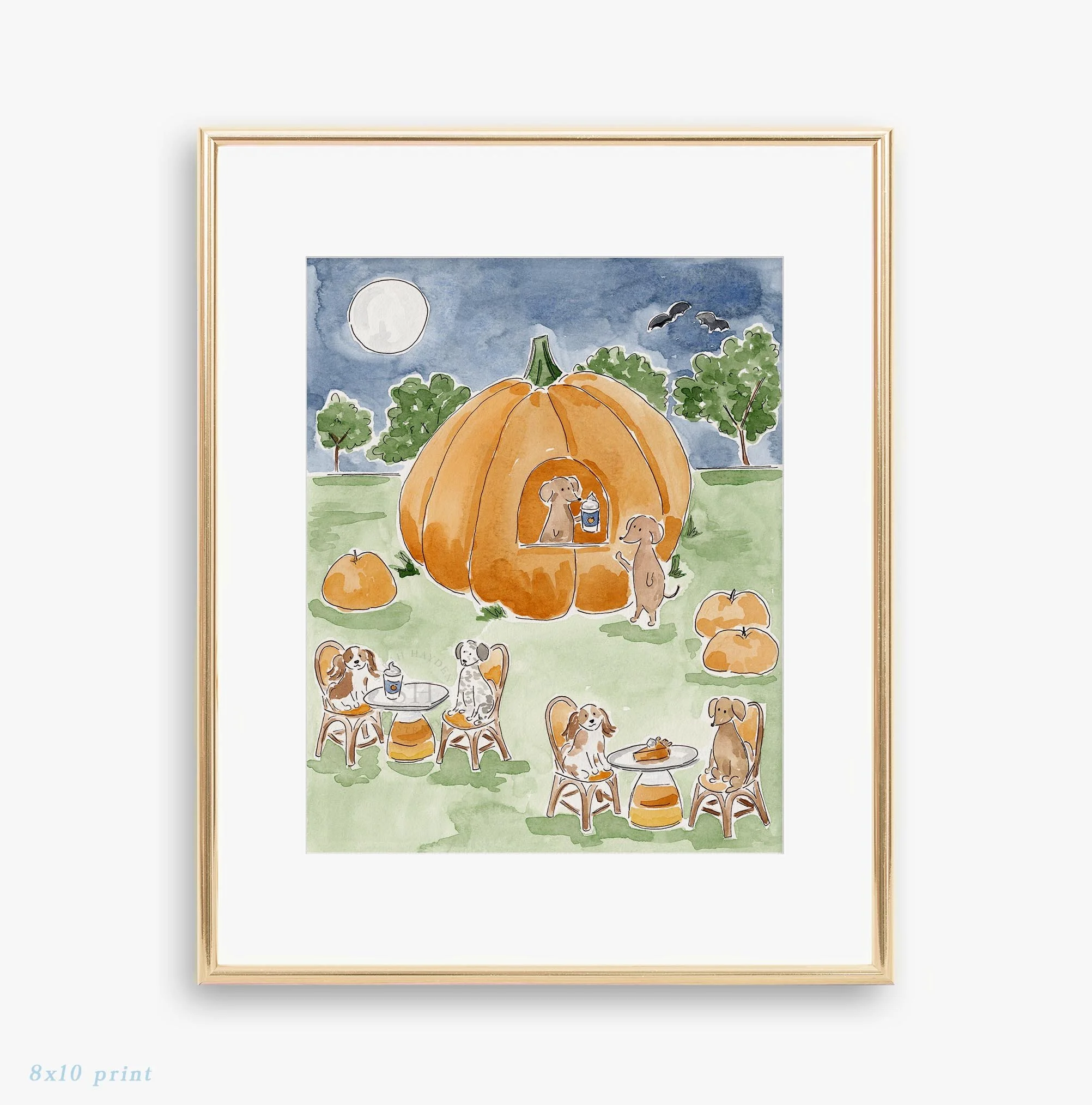 Pumpkin Cafe Print
