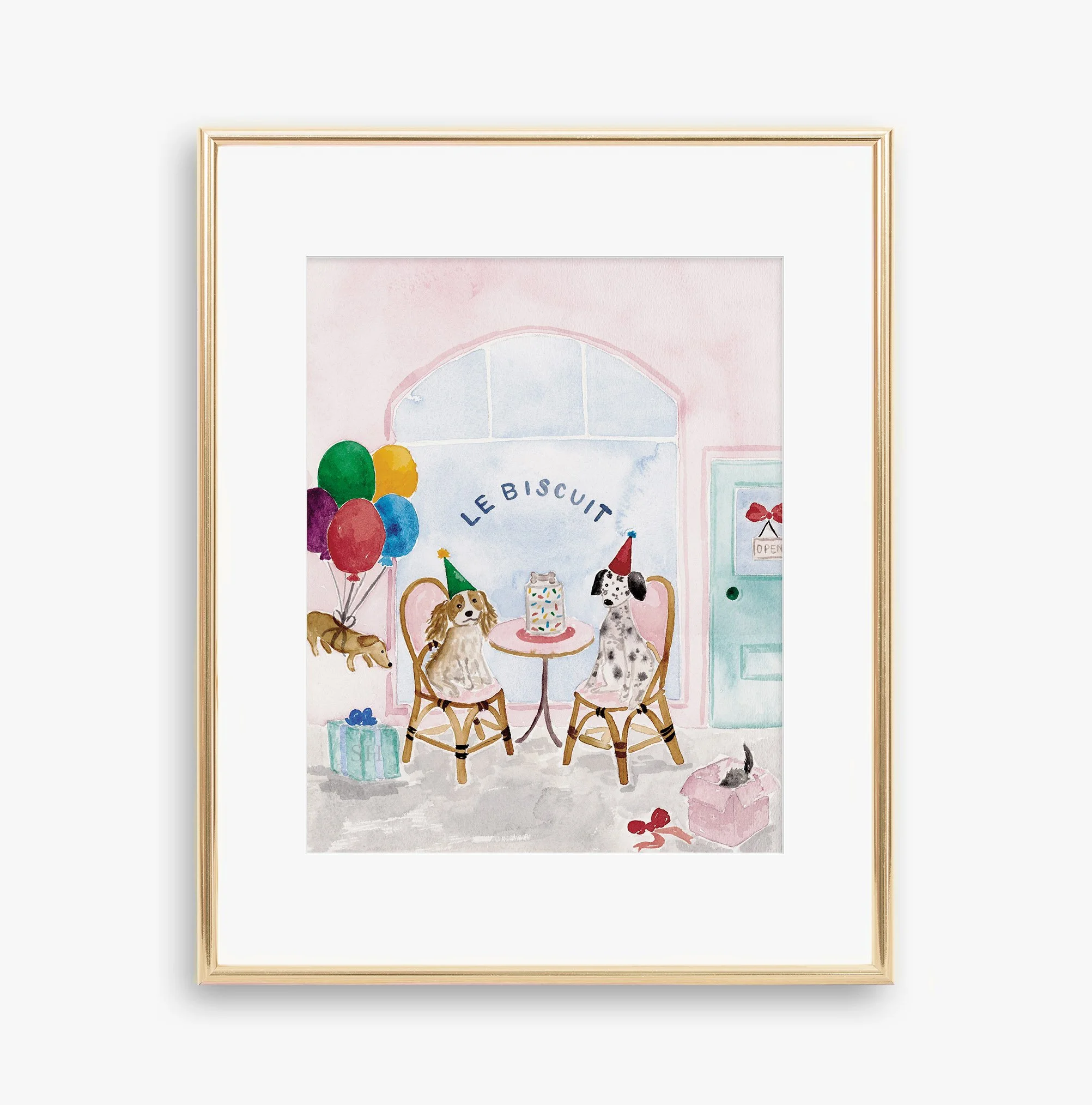 Birthday at the Bakery Print