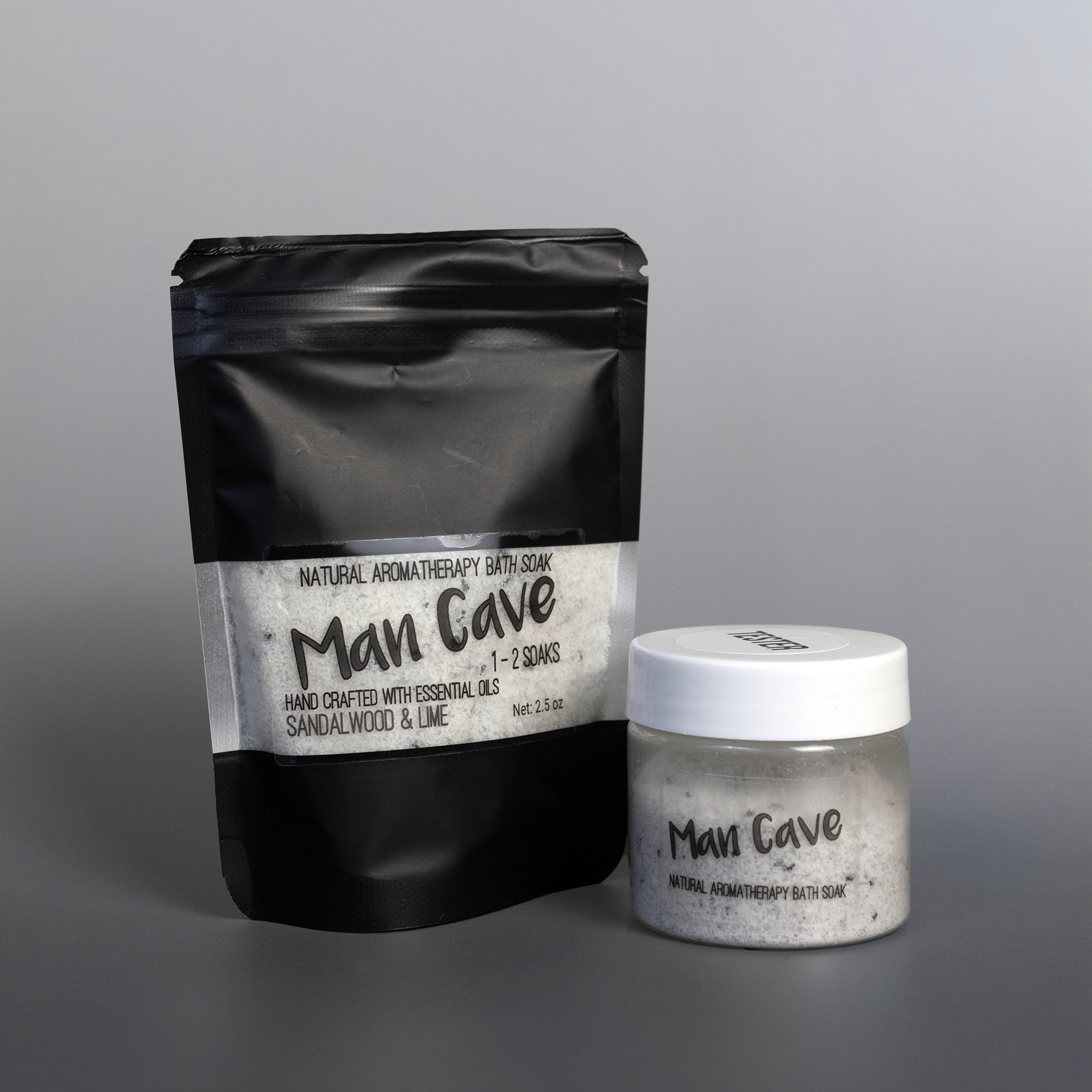 Man Cave - Bath Soak - Sandalwood & Lime