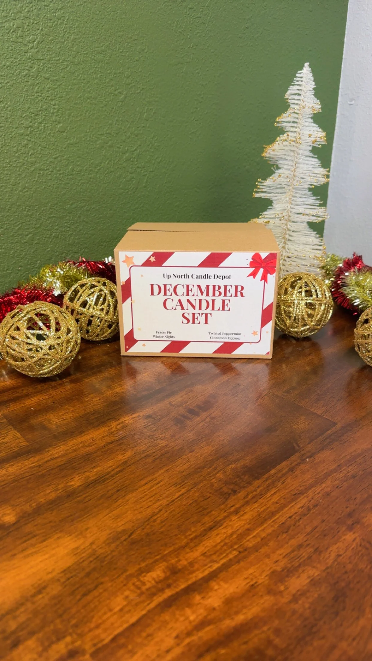December Candle Set
