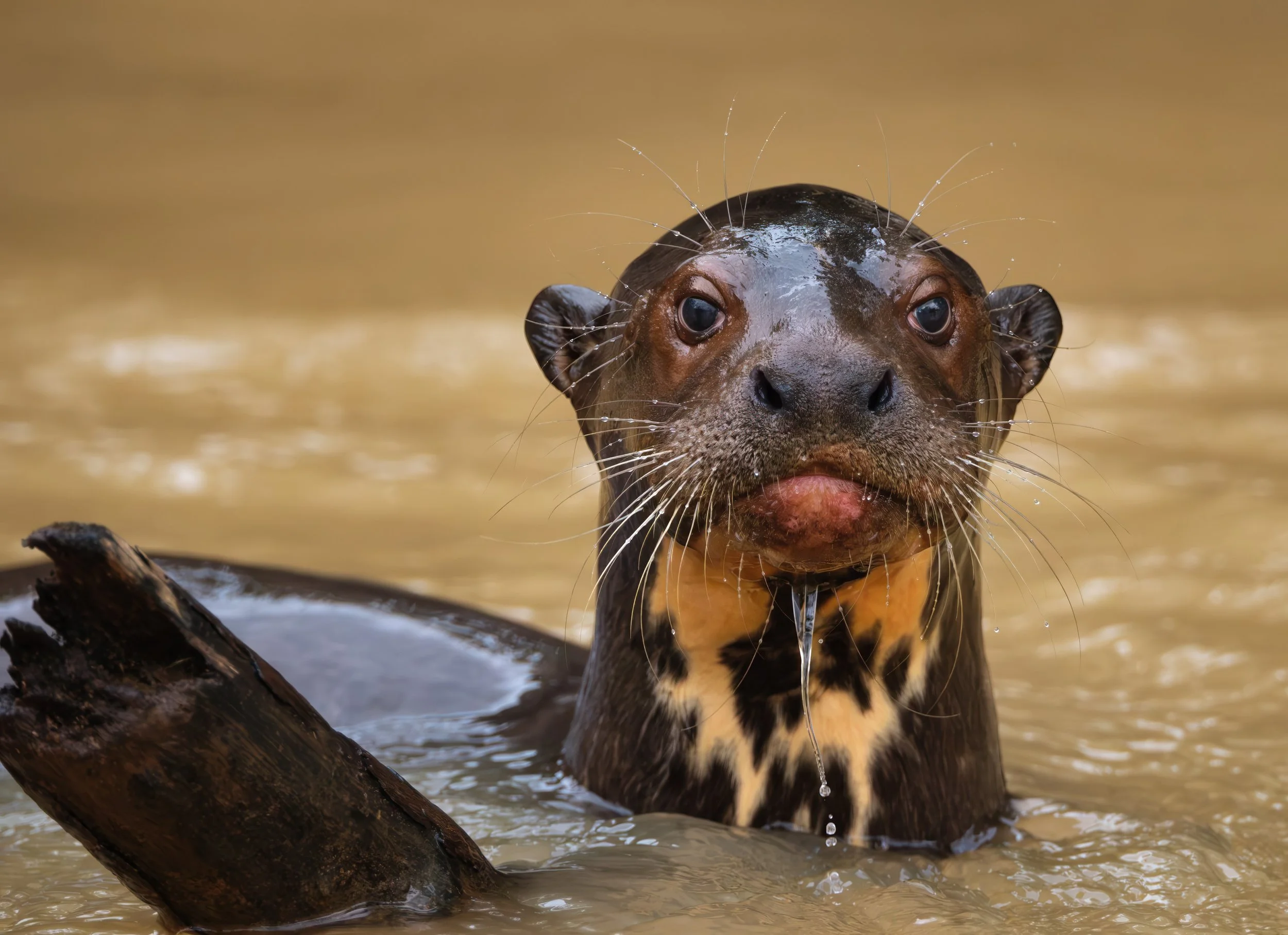 Giant River Otter Pup  |  Pantanal, Brazil