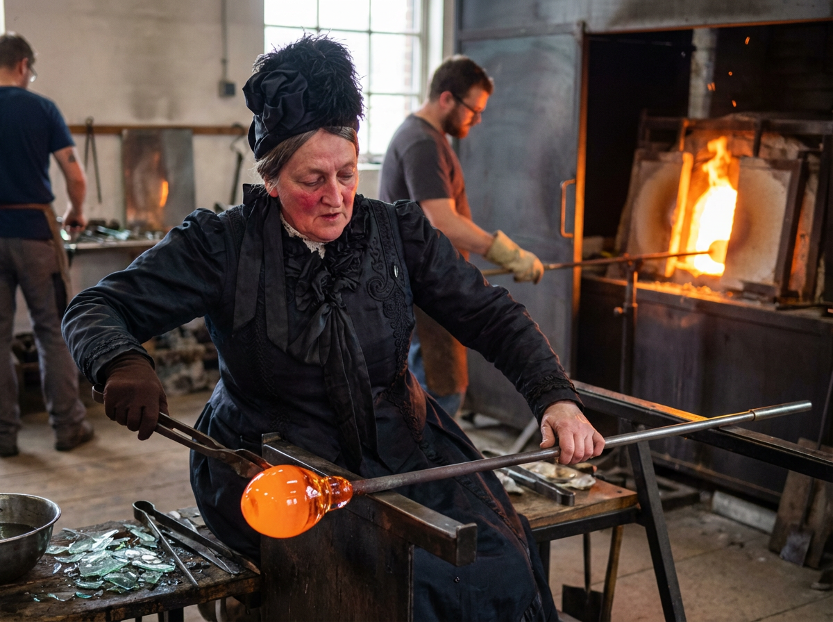 Take your great great grandmother to work day, 2025, AI-generated series, Sharon Douglas