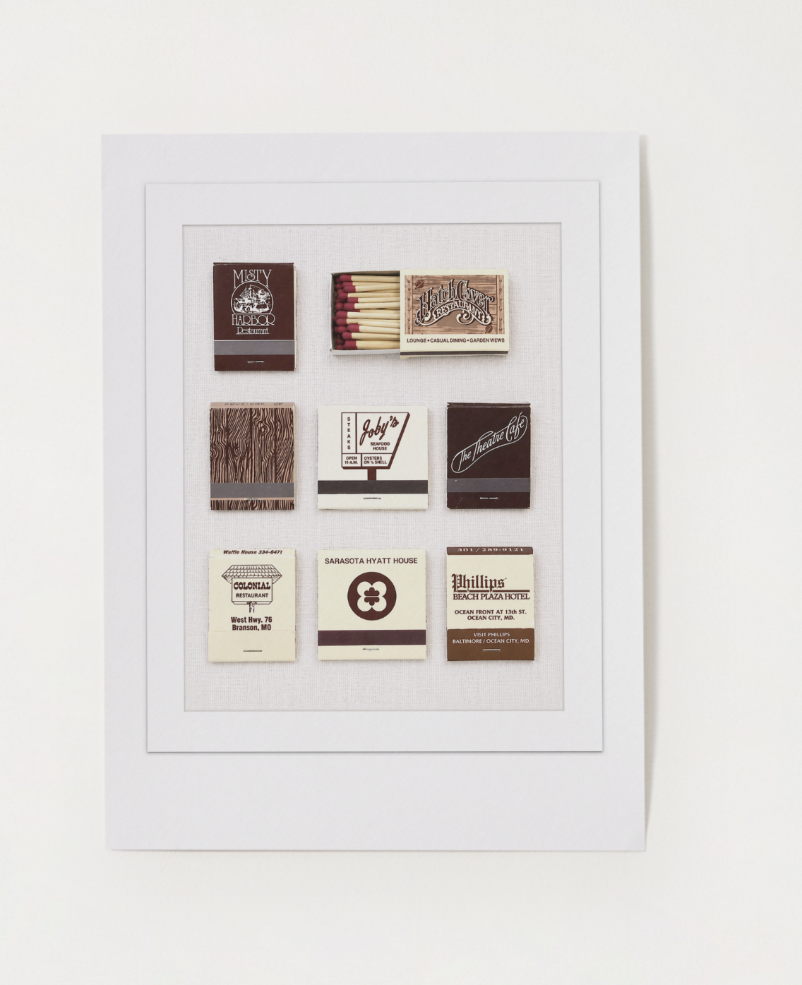 Lodge & Timber Matchbook Collection | Art Print