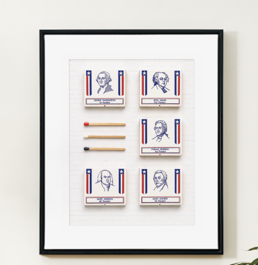 Presidential Matchbooks | Digital Download
